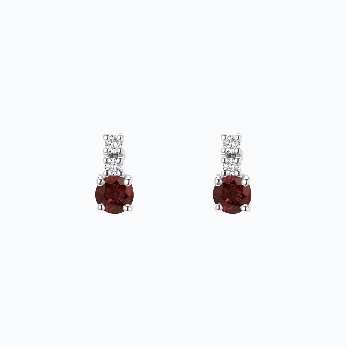 Boucles Cosmos Grenat