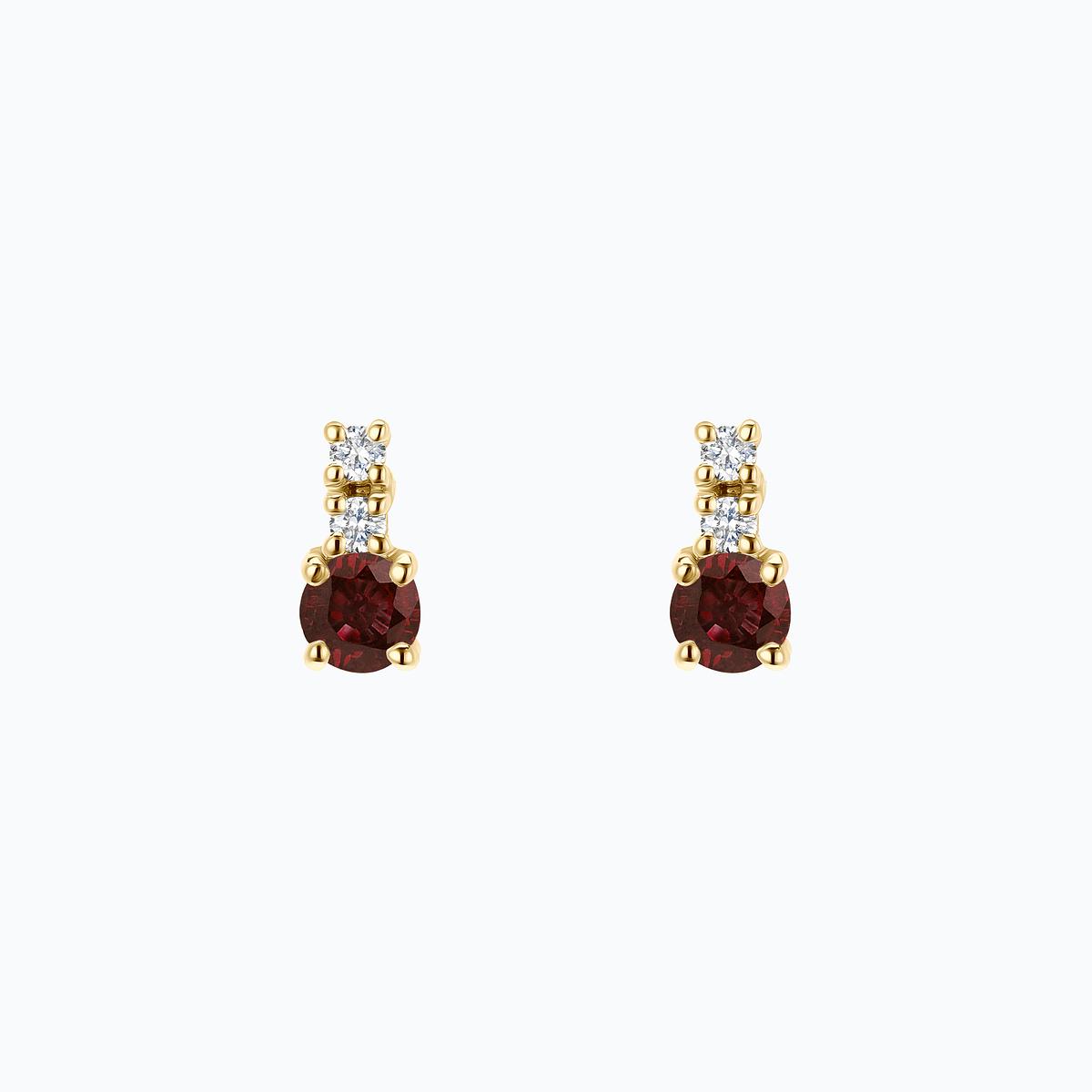 Boucles Cosmos Grenat