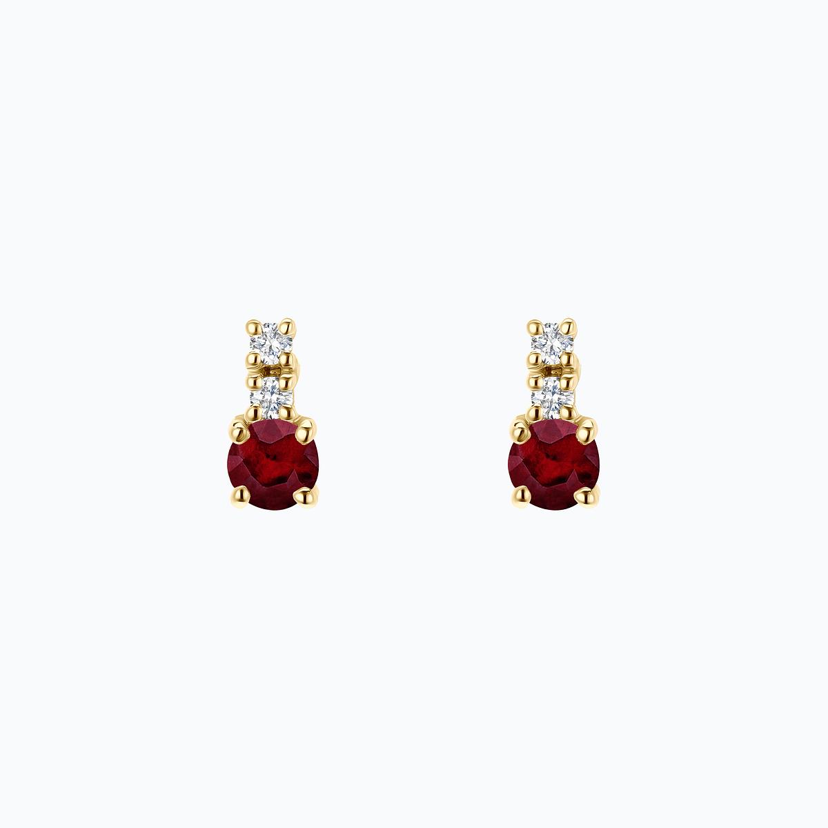 Boucles Cosmos Rubis