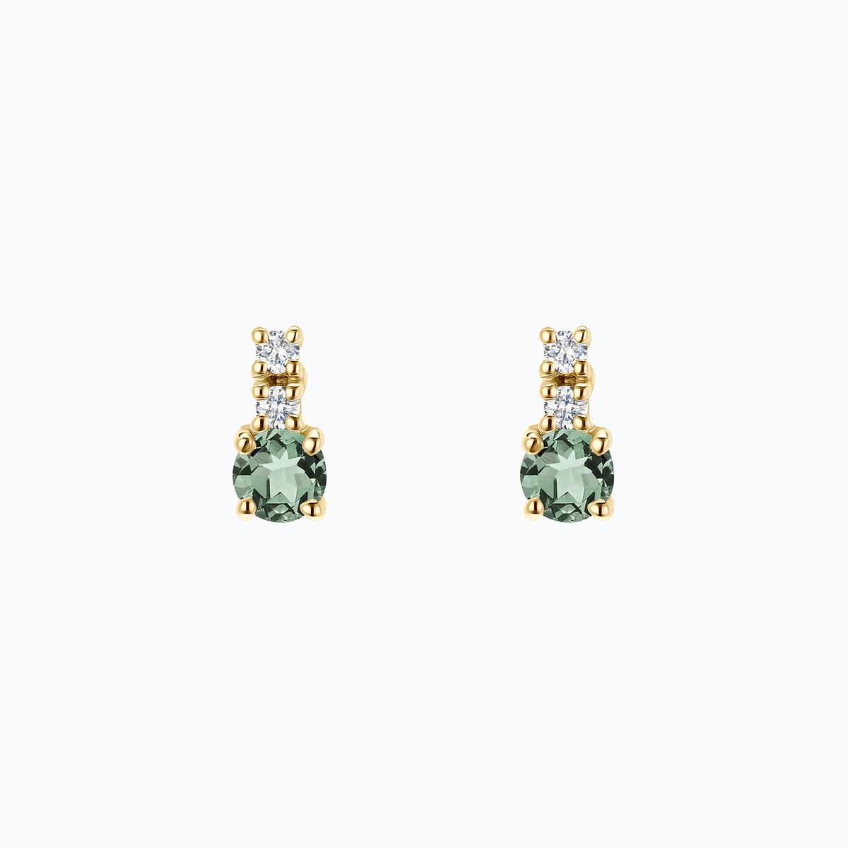 Boucles Cosmos Saphir Vert