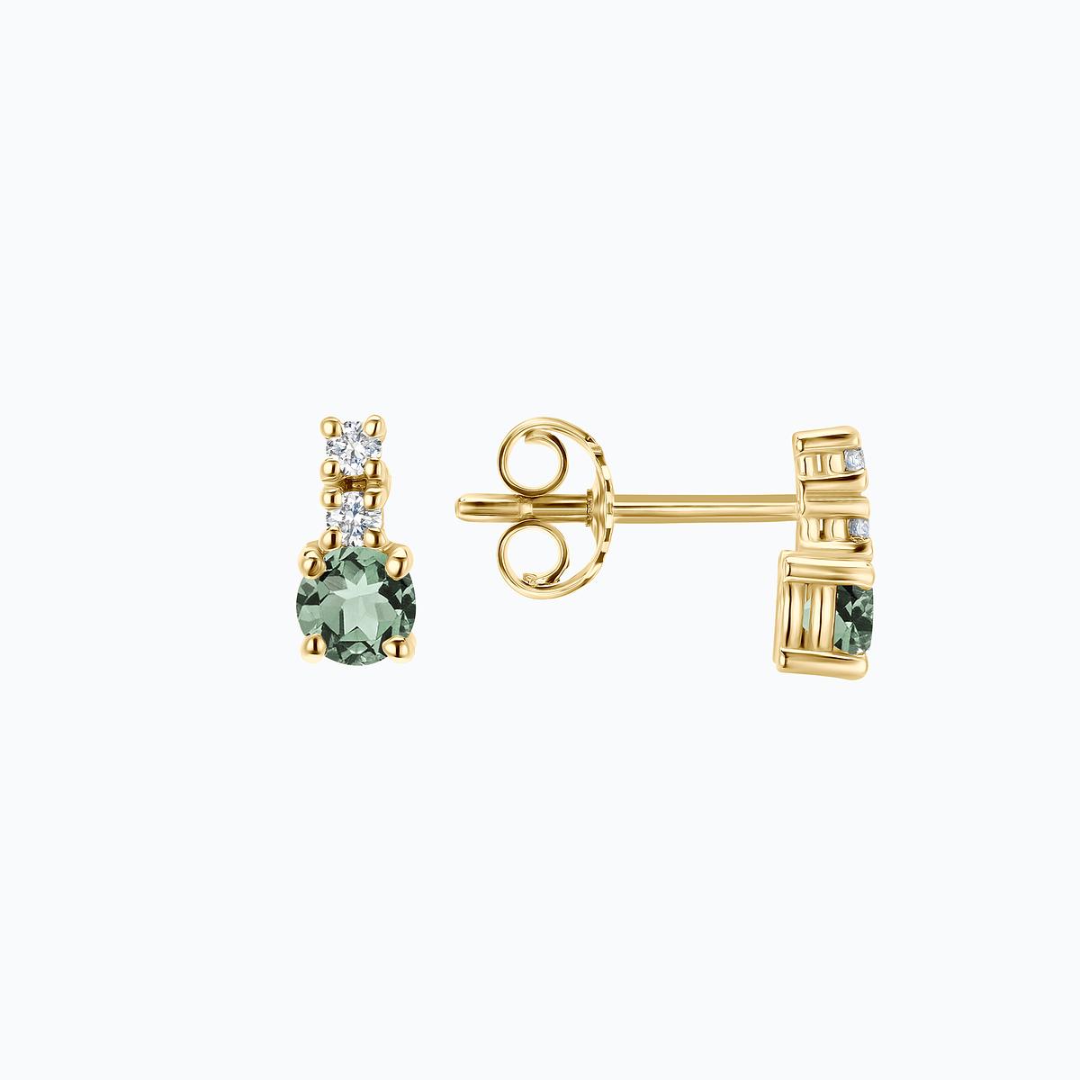 Boucles Cosmos Saphir Vert