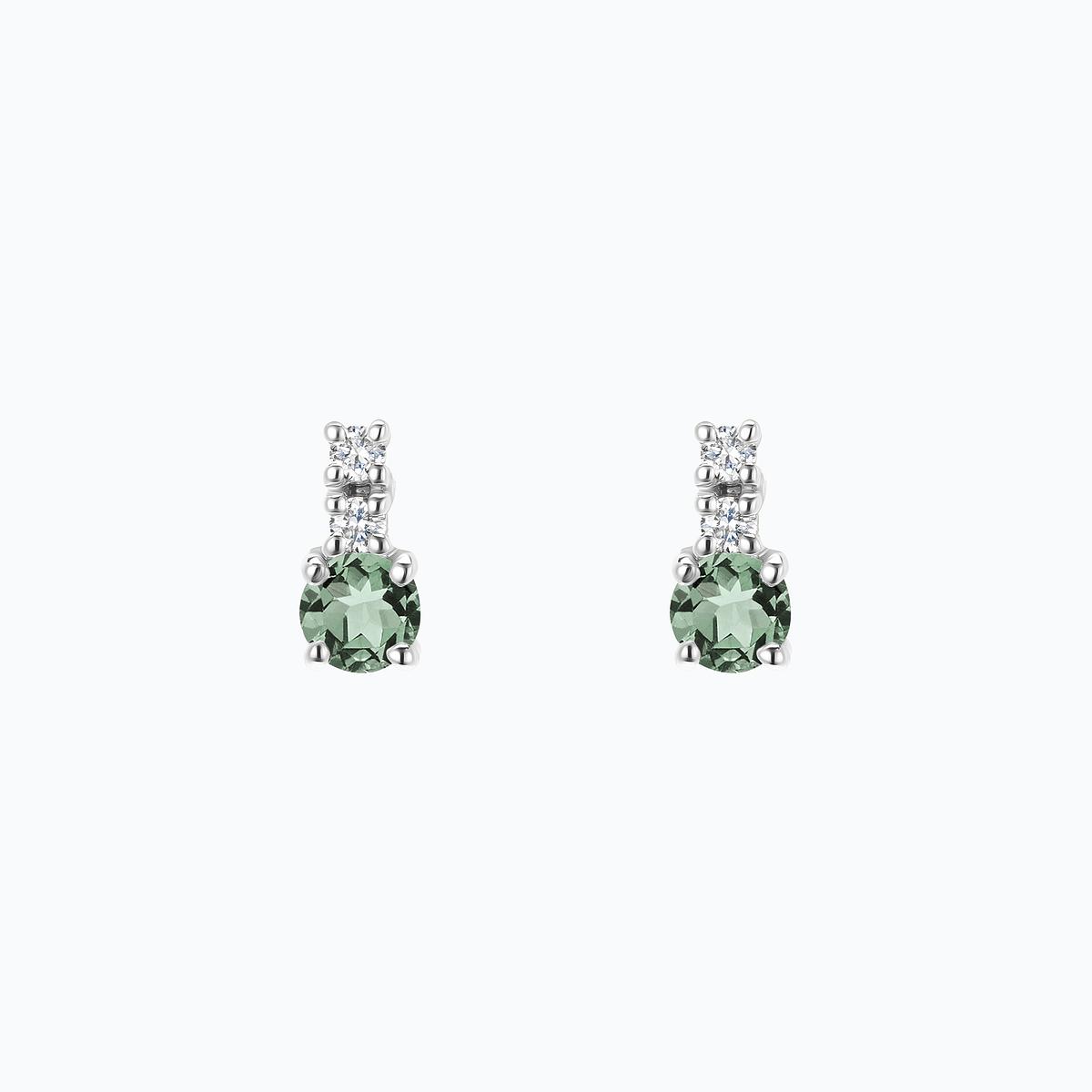 Boucles Cosmos Saphir Vert