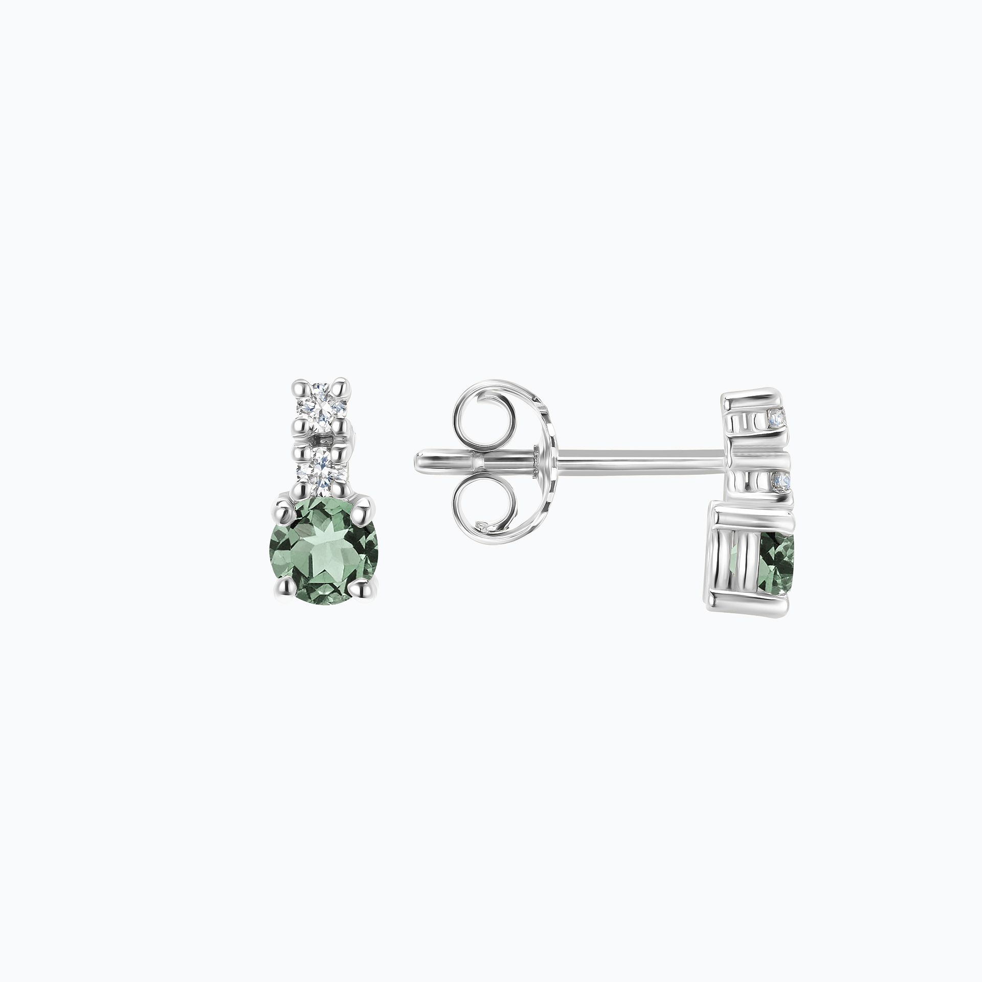Boucles Cosmos Saphir Vert
