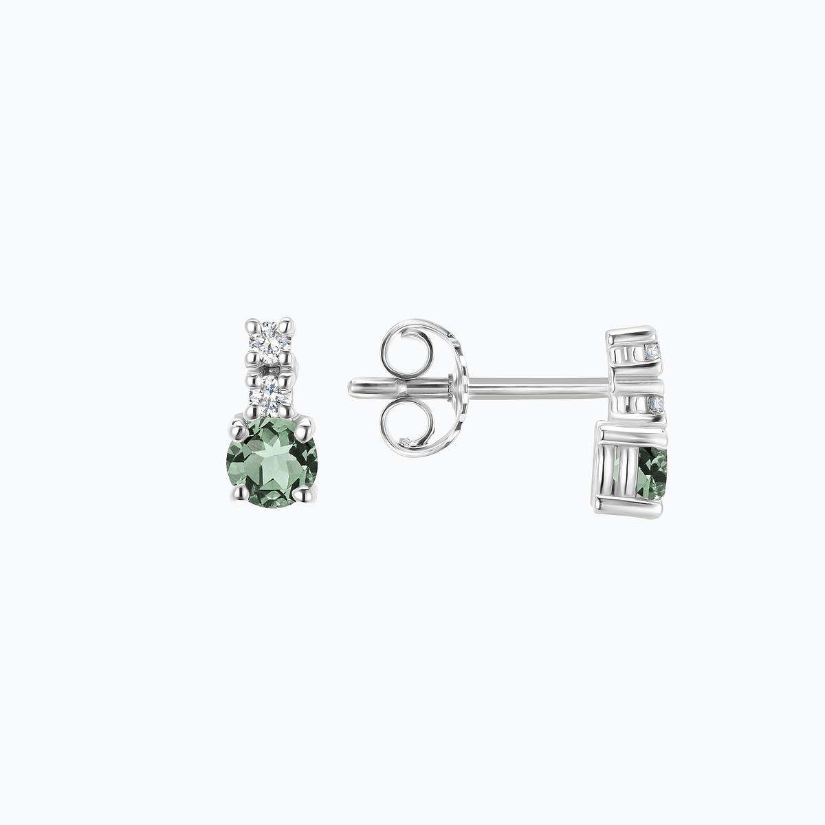 Boucles Cosmos Saphir Vert