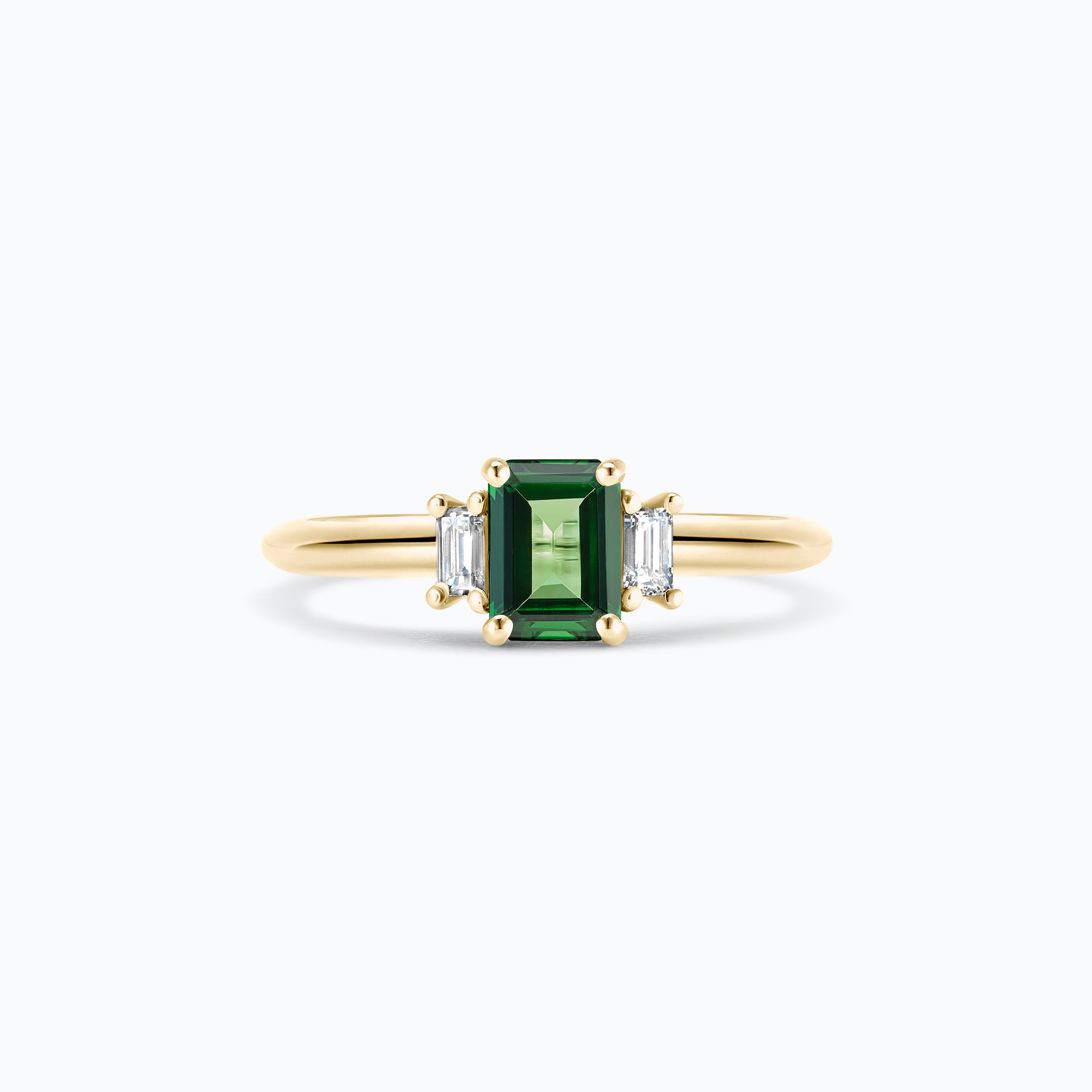 Solitaire Gatsby Tsavorite 6 x 4 mm