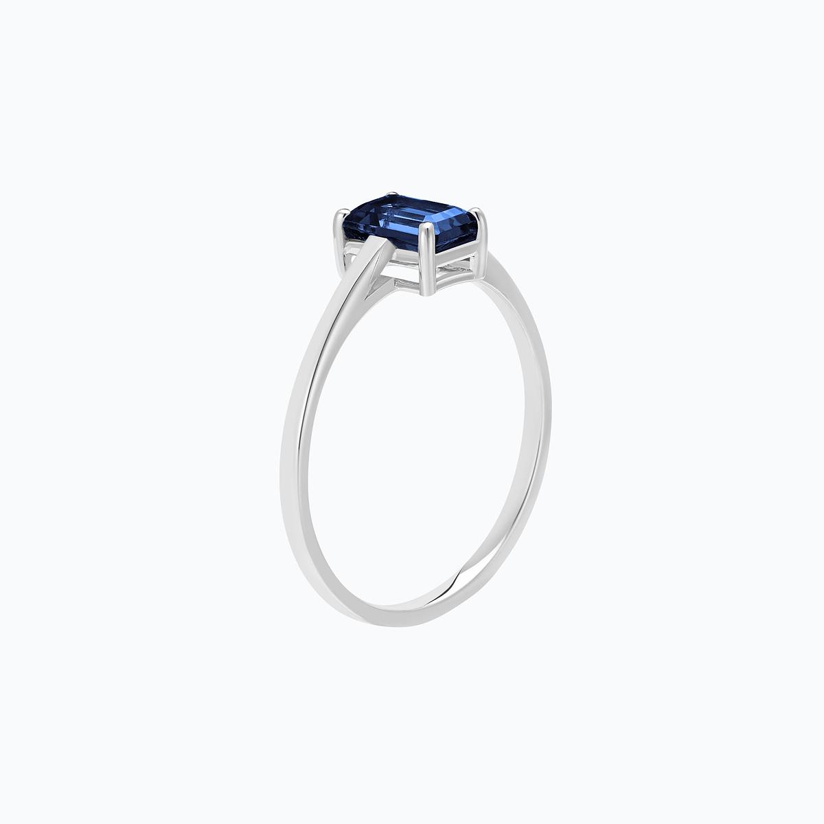 Solitaire Terry Saphir 6 x 4 mm