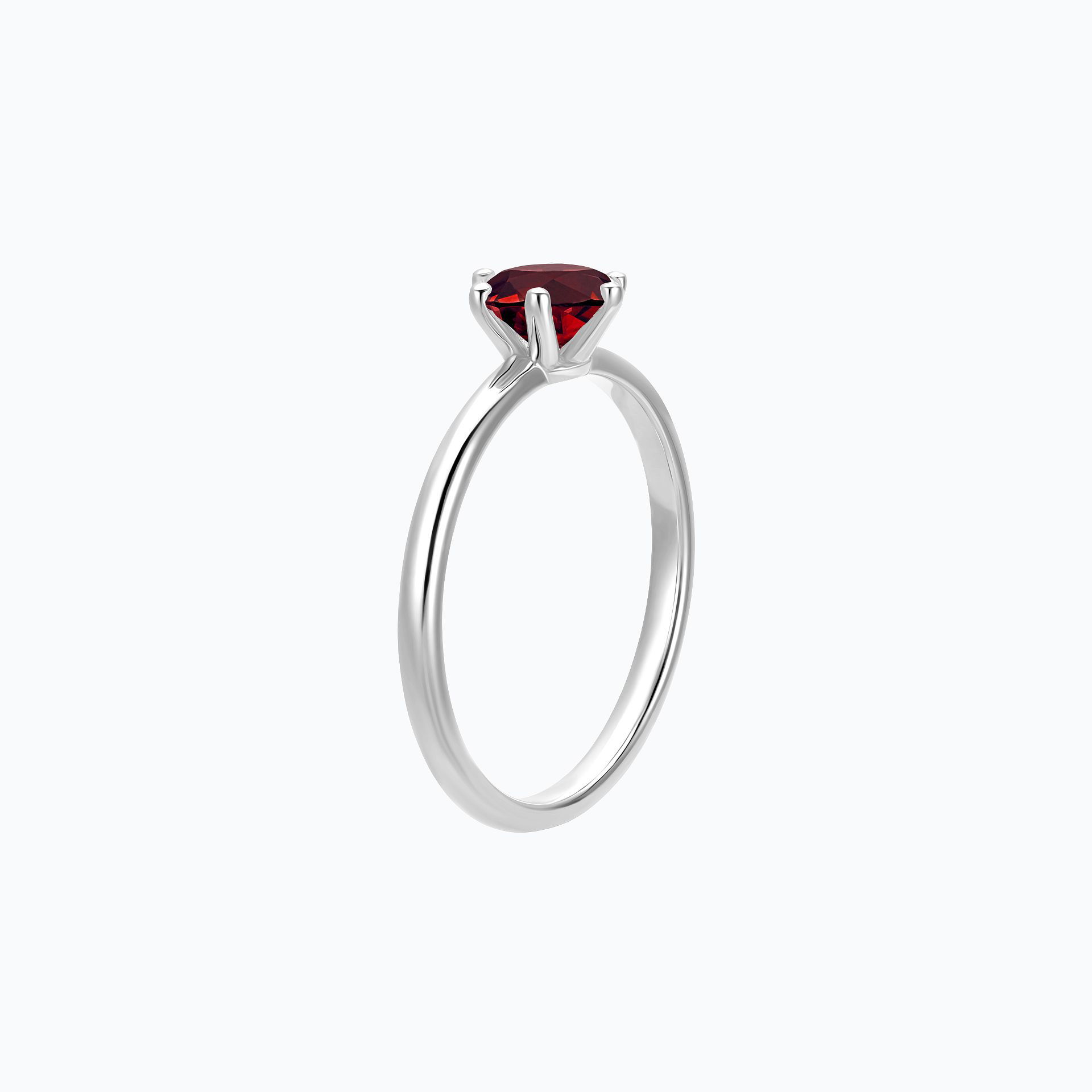 Solitaire Magnolia Grenat