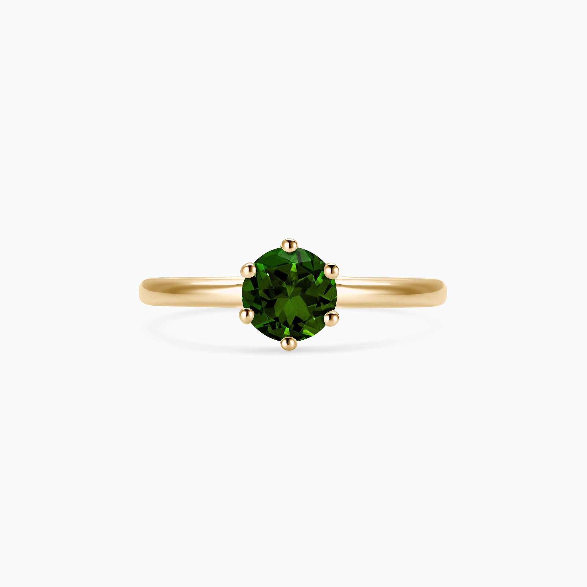 Solitaire Magnolia Tourmaline Verte