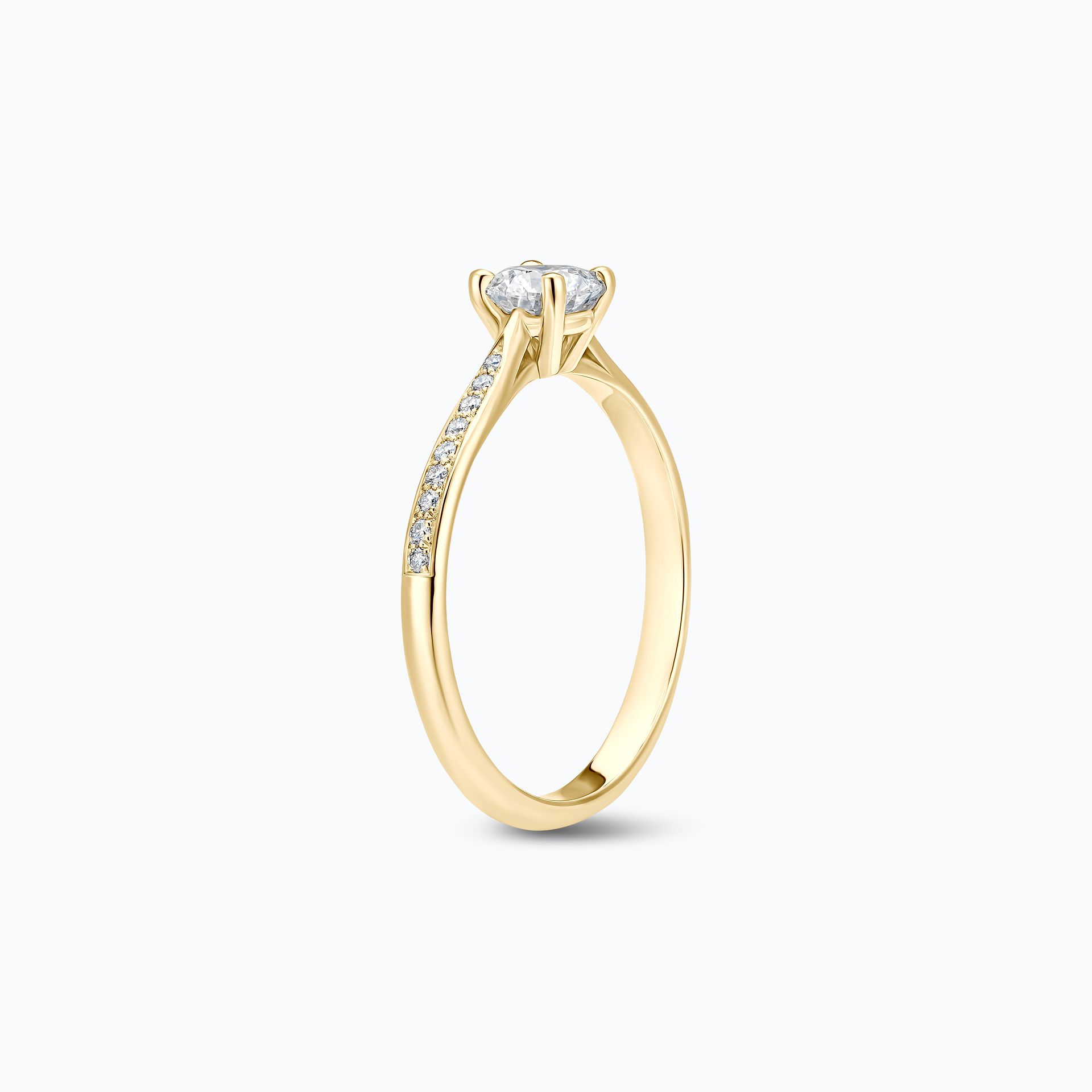 Solitaire Pavé Luna Éclat