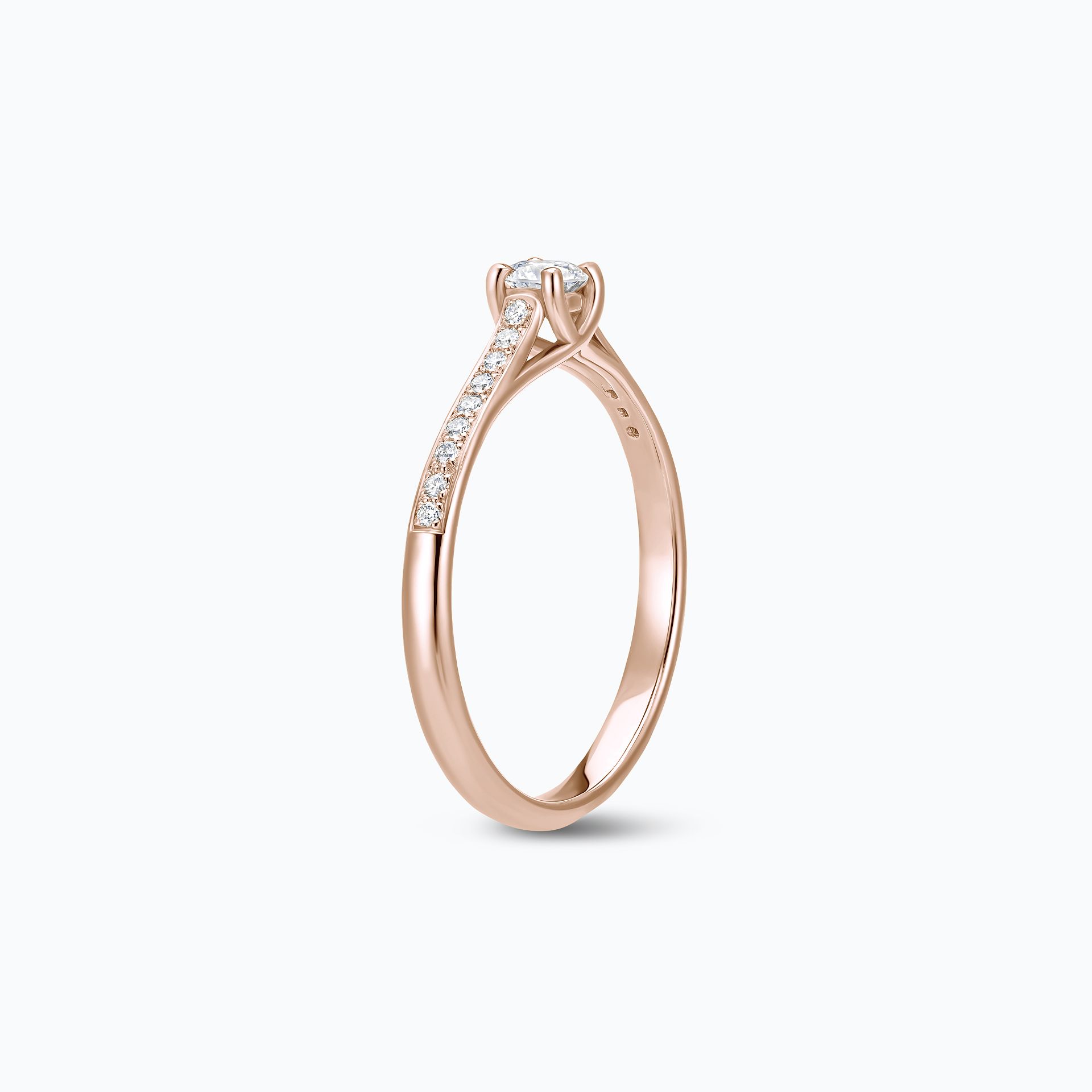 Solitaire Pavé Fanny 0.15 carat