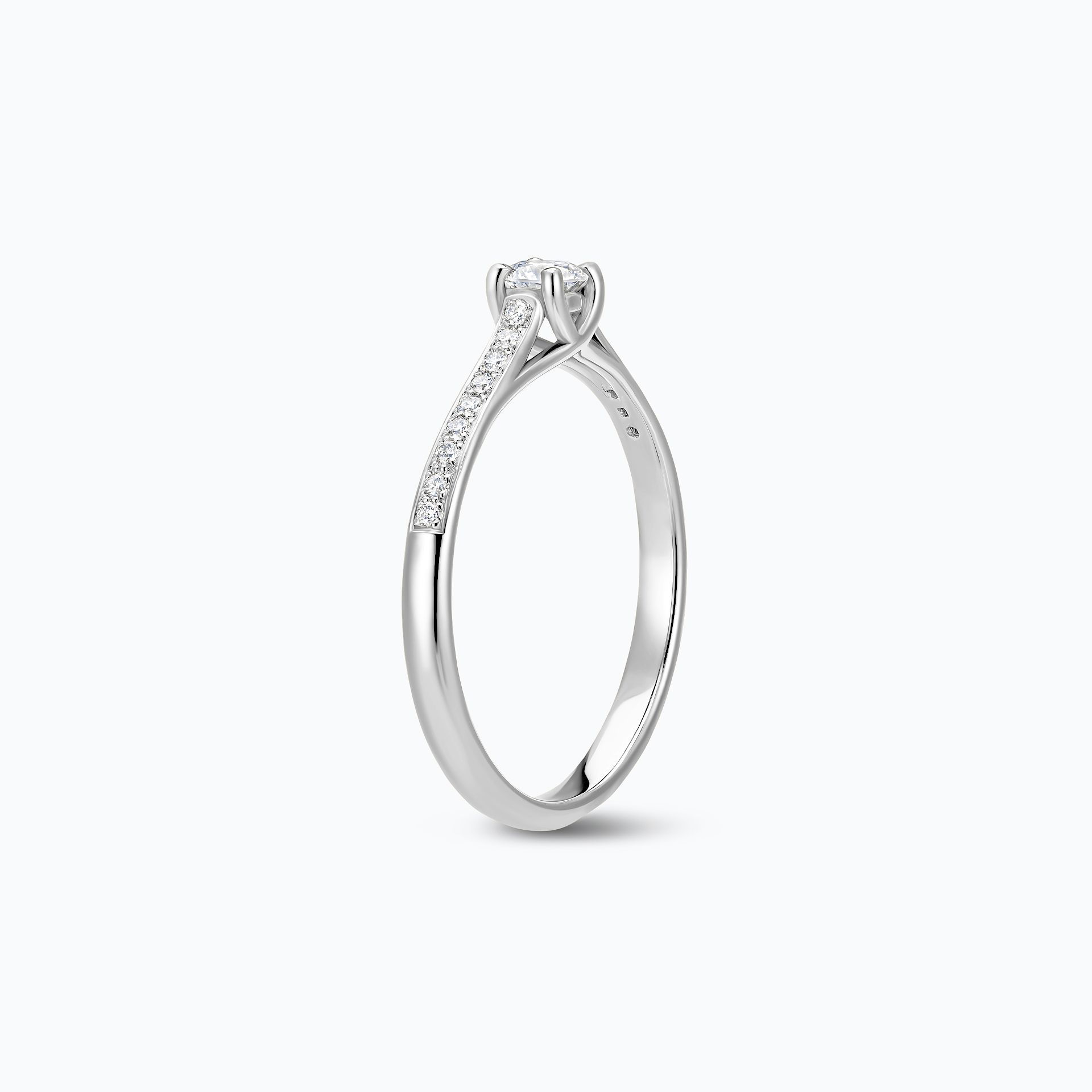 Solitaire Pavé Fanny 0.15 carat