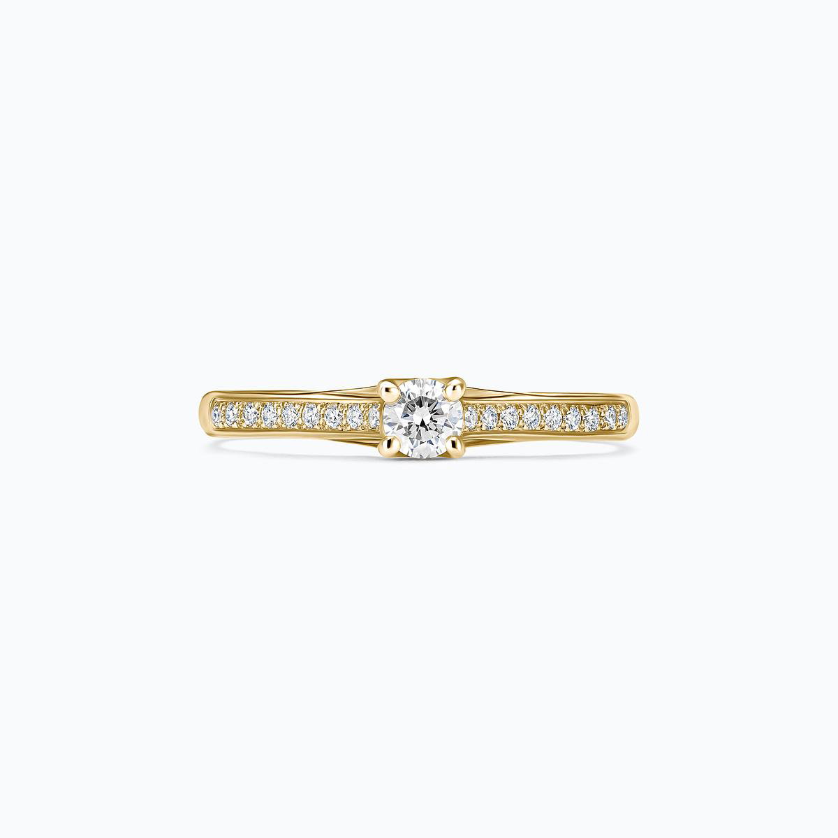 Solitaire Pavé Fanny 0.15 carat