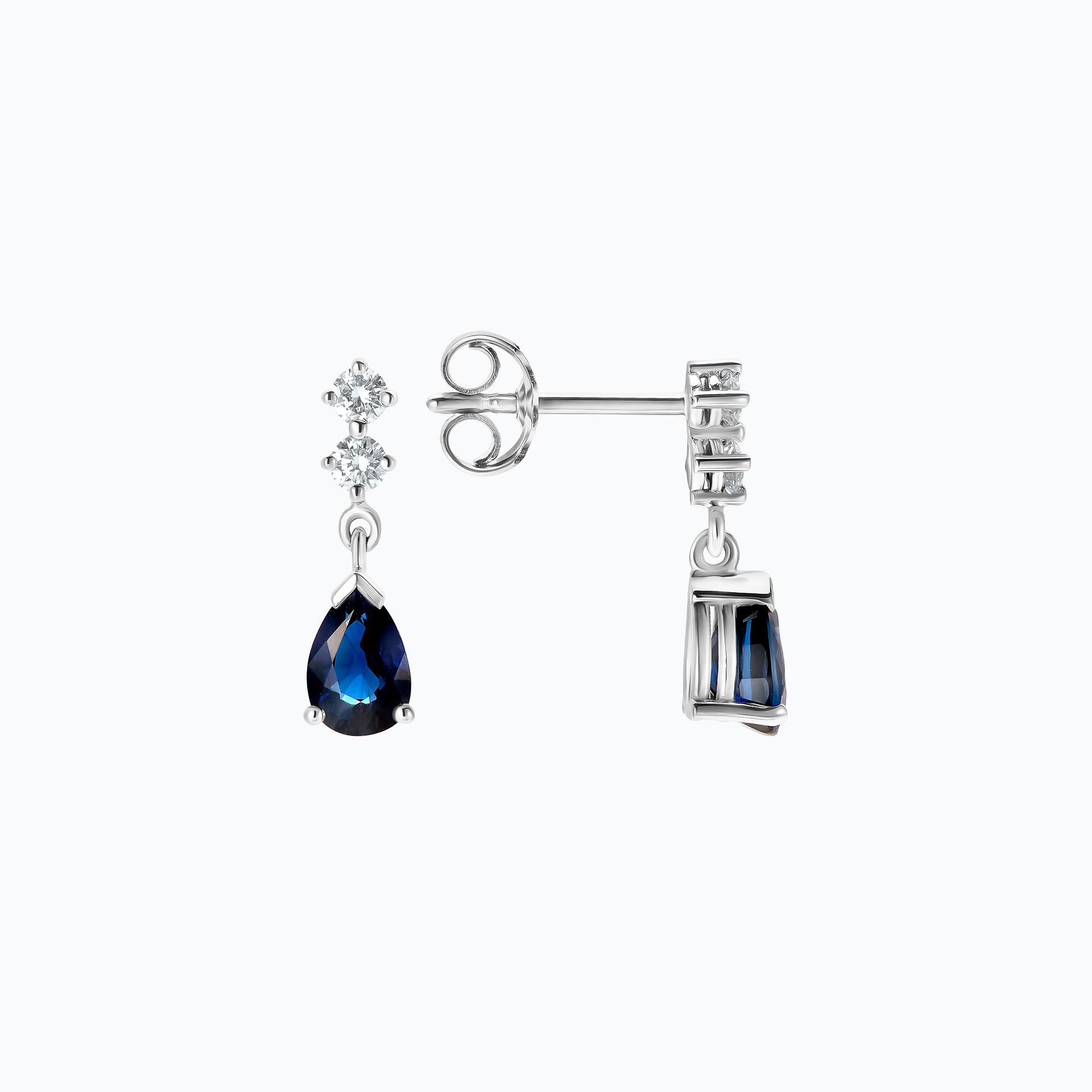Boucles Paquita Saphir