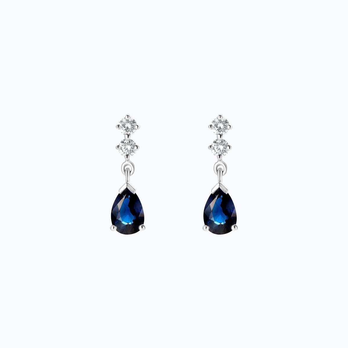 Boucles Paquita Saphir