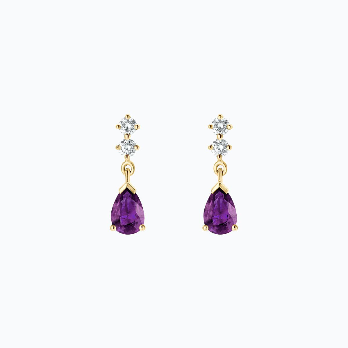 Boucles Paquita Améthyste