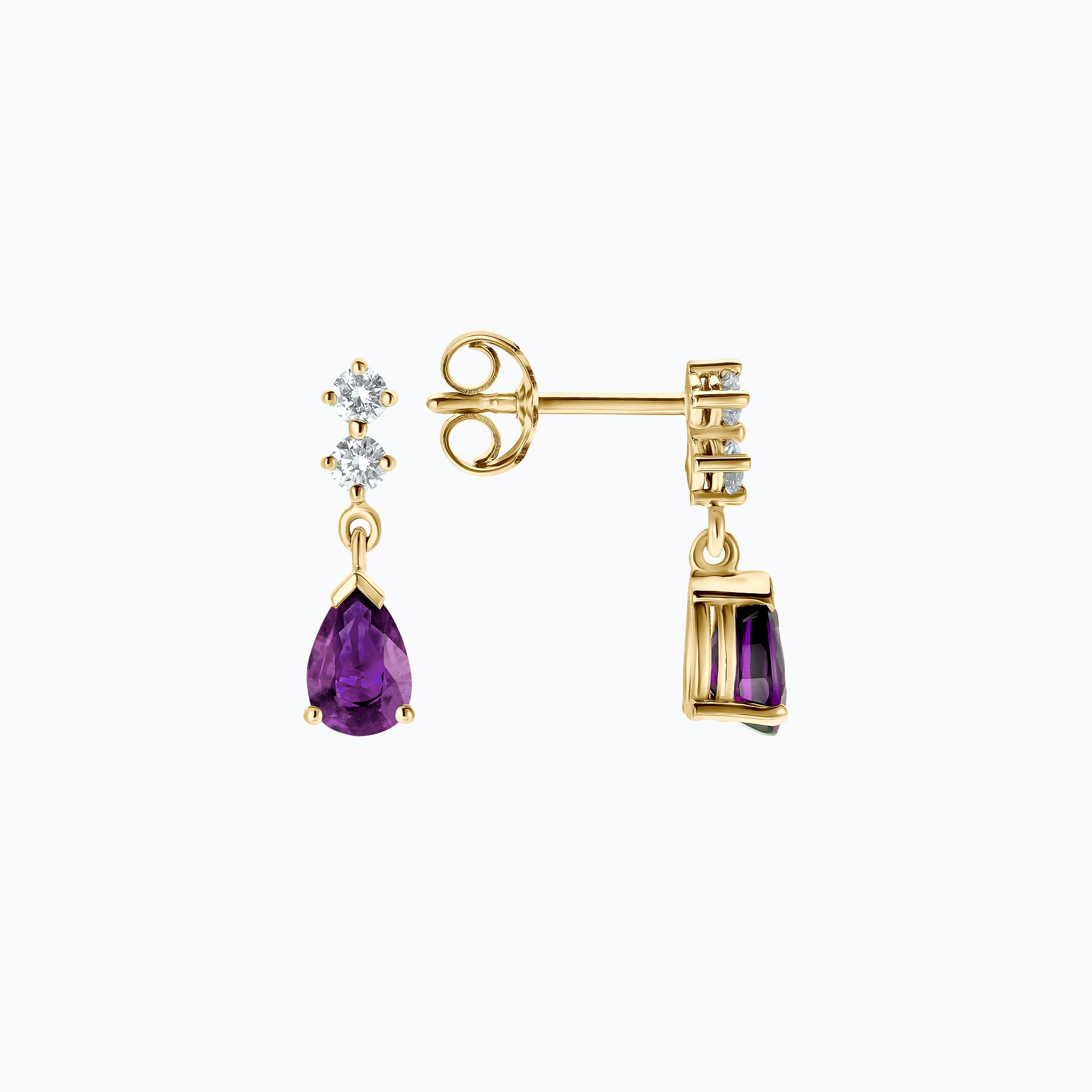 Boucles Paquita Améthyste