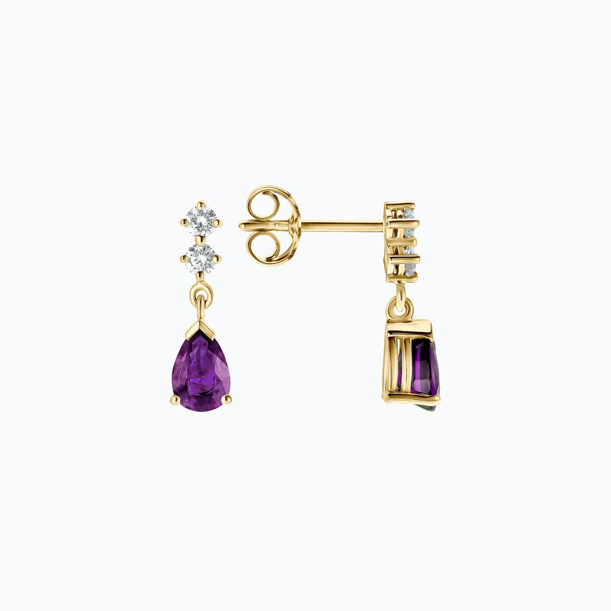 Boucles Paquita Améthyste