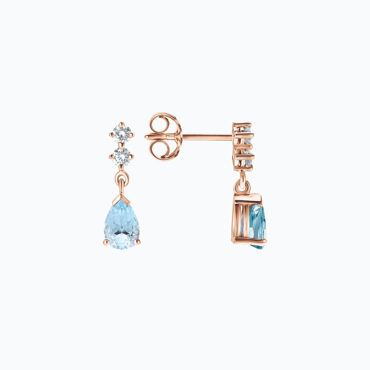 Boucles Paquita Aigue-marine