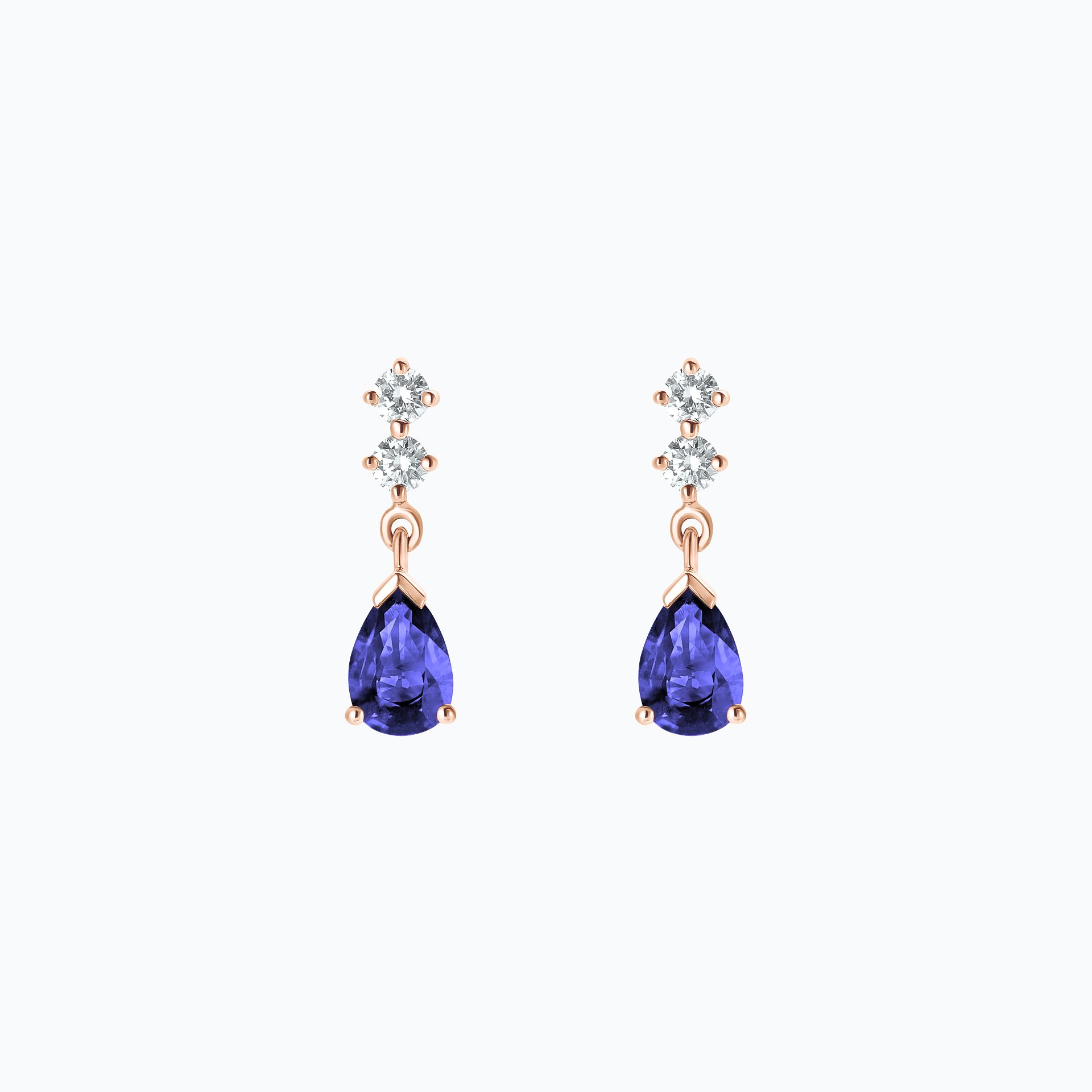 Boucles Paquita Tanzanite