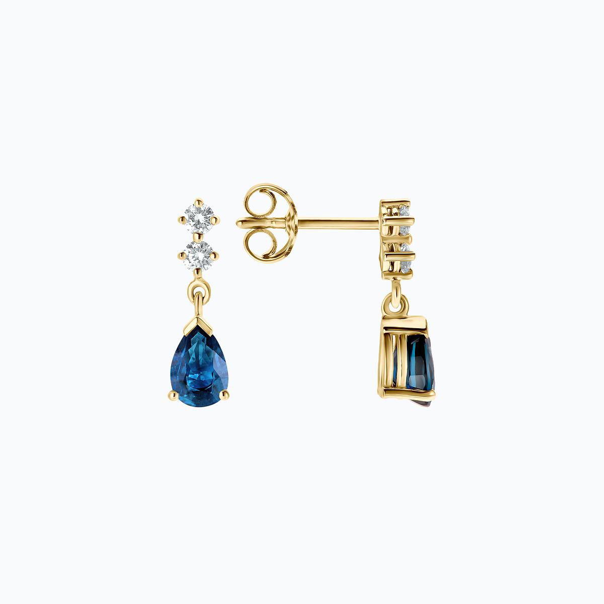 Boucles Paquita Topaze Blue London