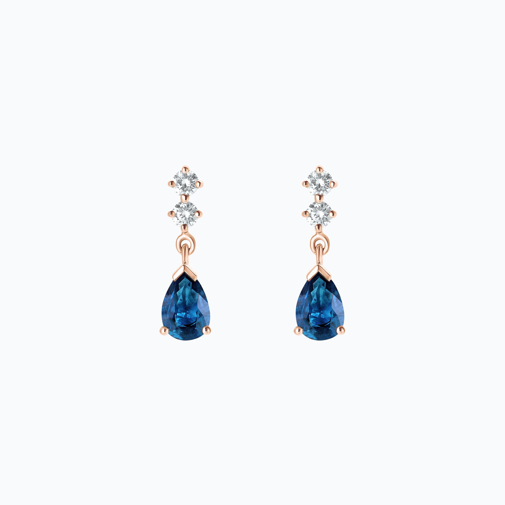 Boucles Paquita Topaze Blue London