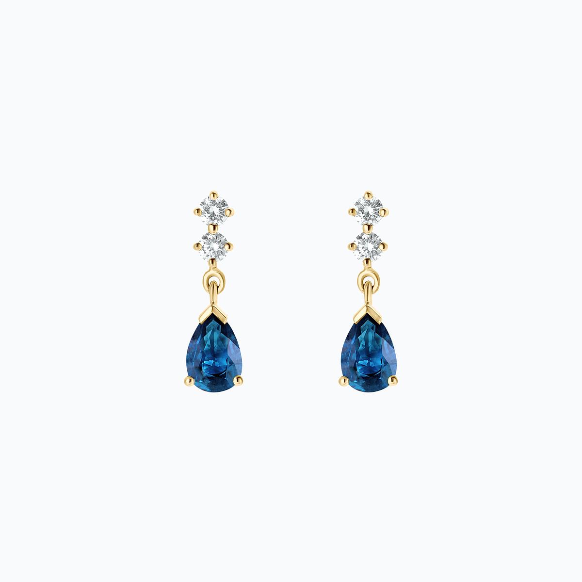 Boucles Paquita Topaze Blue London