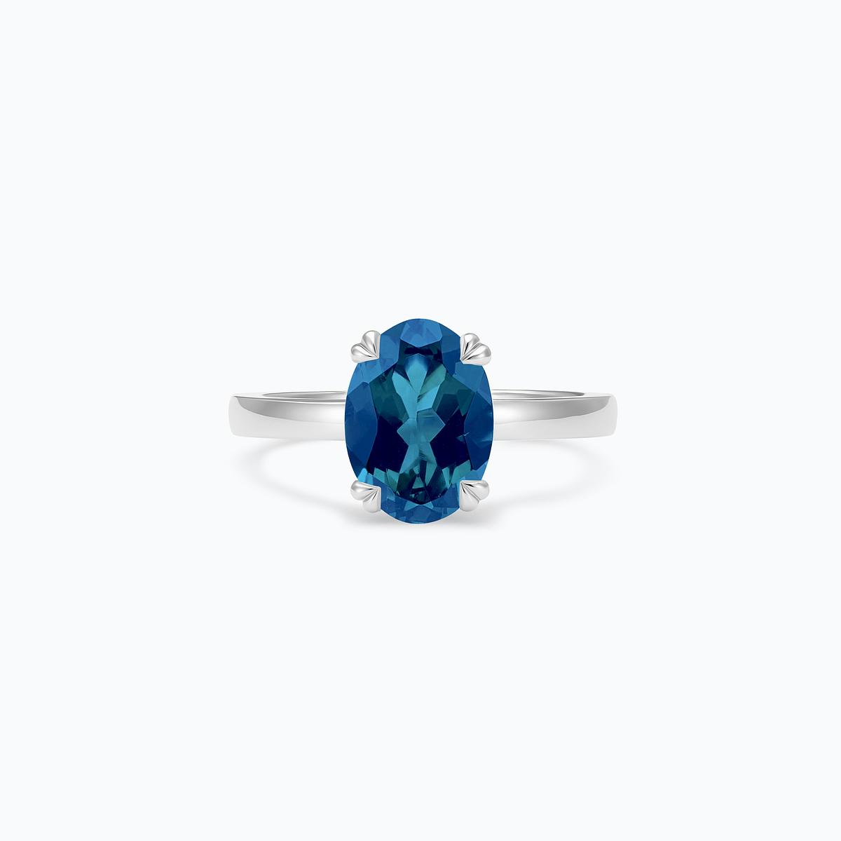 Solitaire Artemisia Topaze Blue London