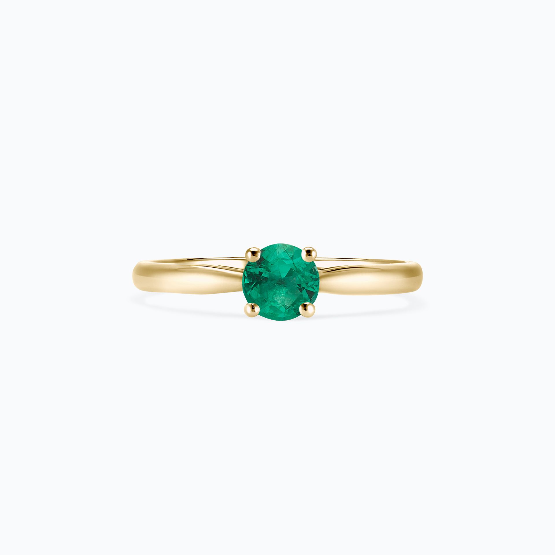 Solitaire Luna Émeraude 4.5 mm