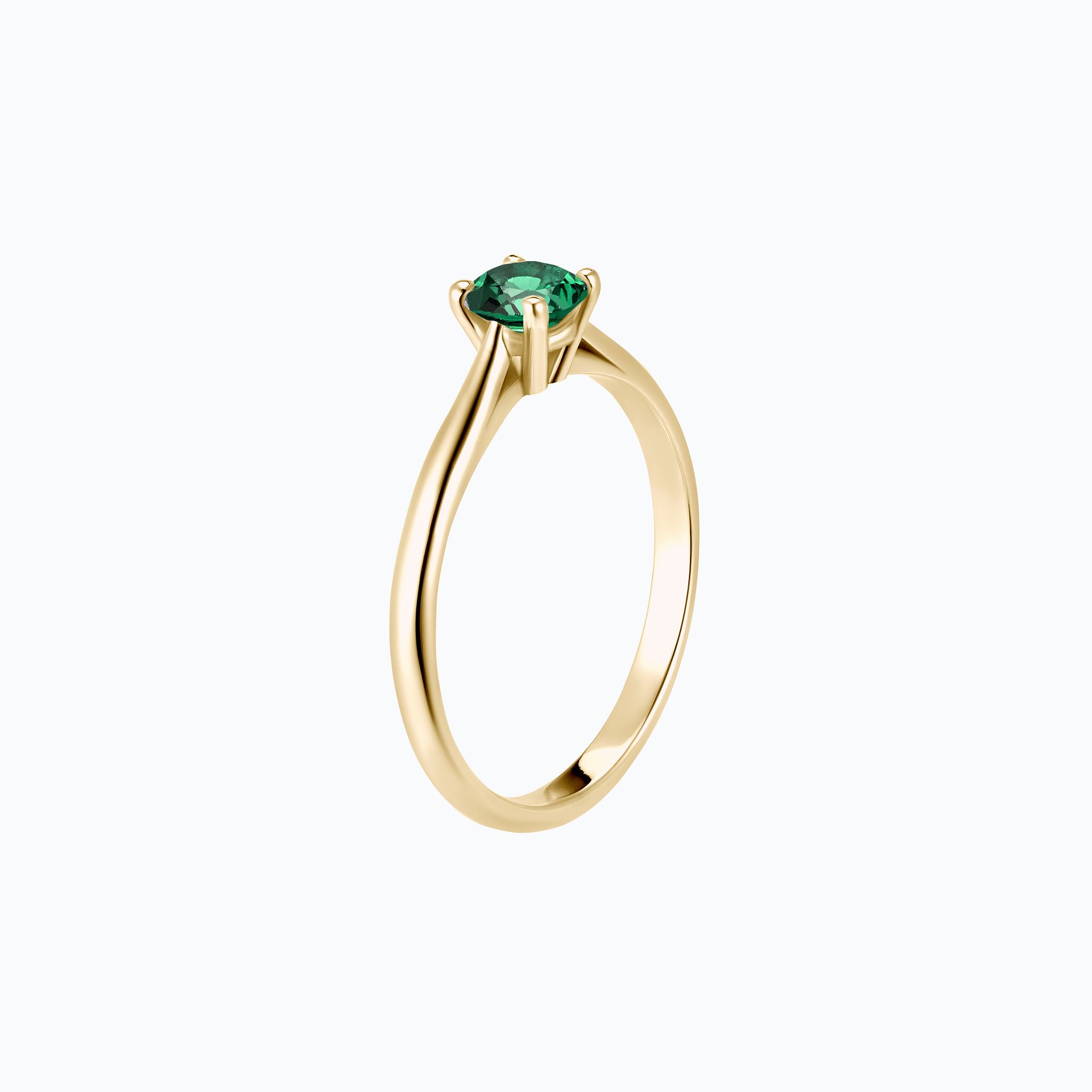 Solitaire Luna Émeraude 4.5 mm