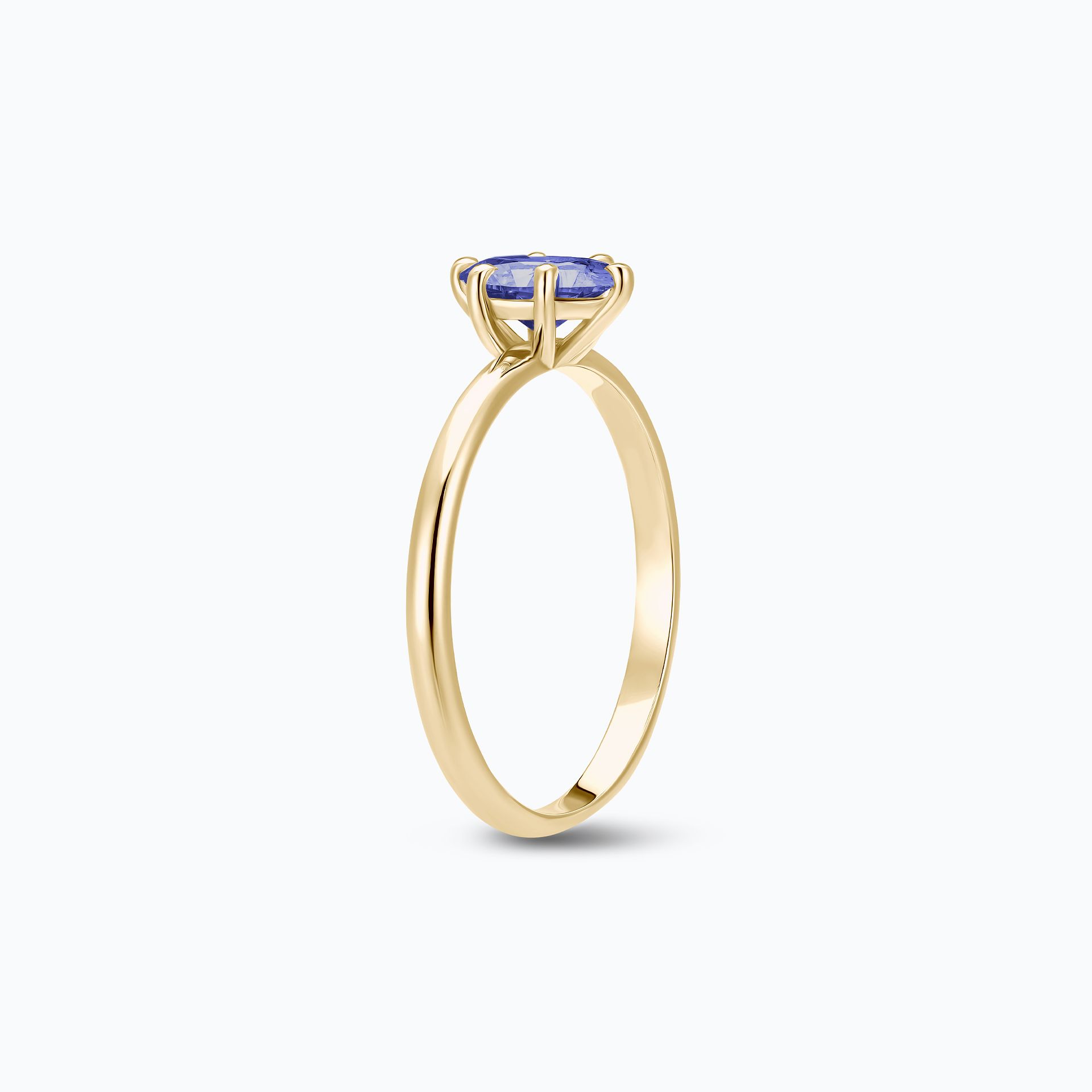Solitaire Alva Ovale Tanzanite