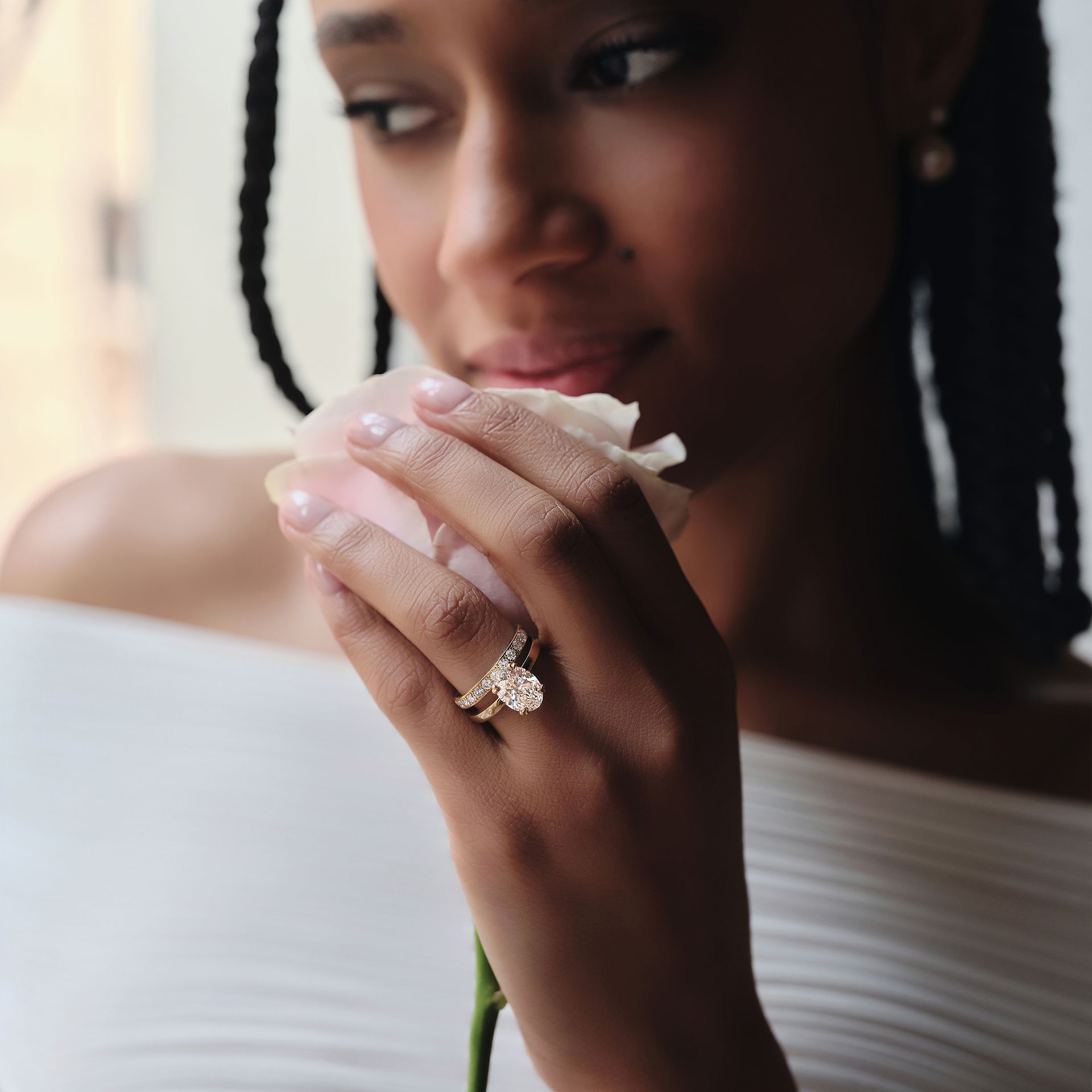 Solitaire Artemisia Diamant de Synthèse