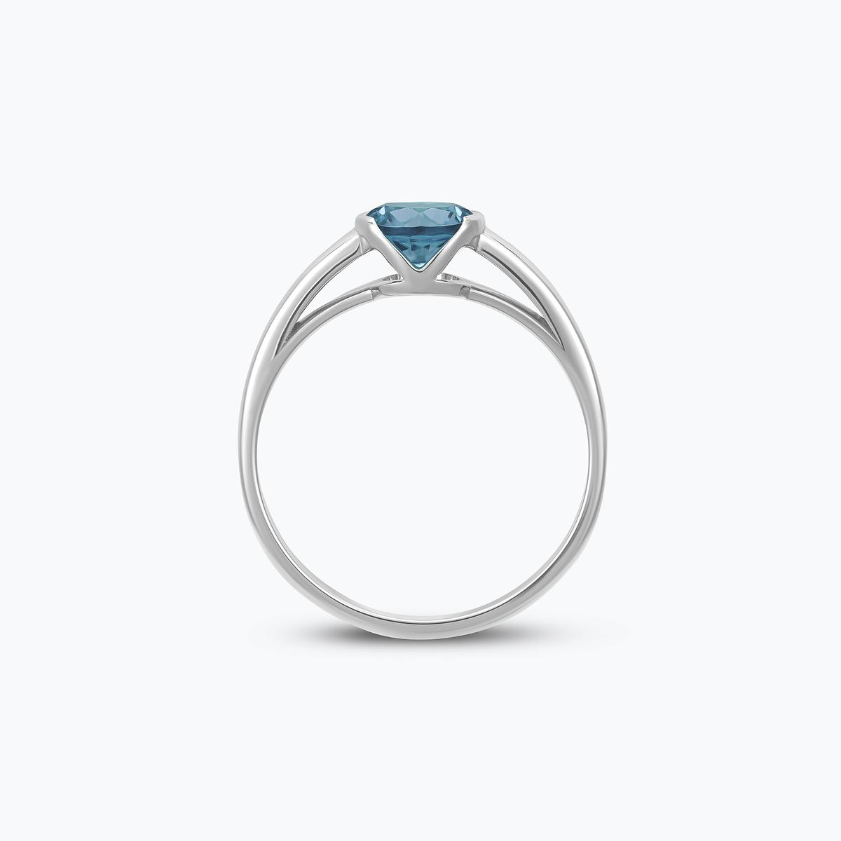 Bague Nymphéa Aigue-marine 6 mm