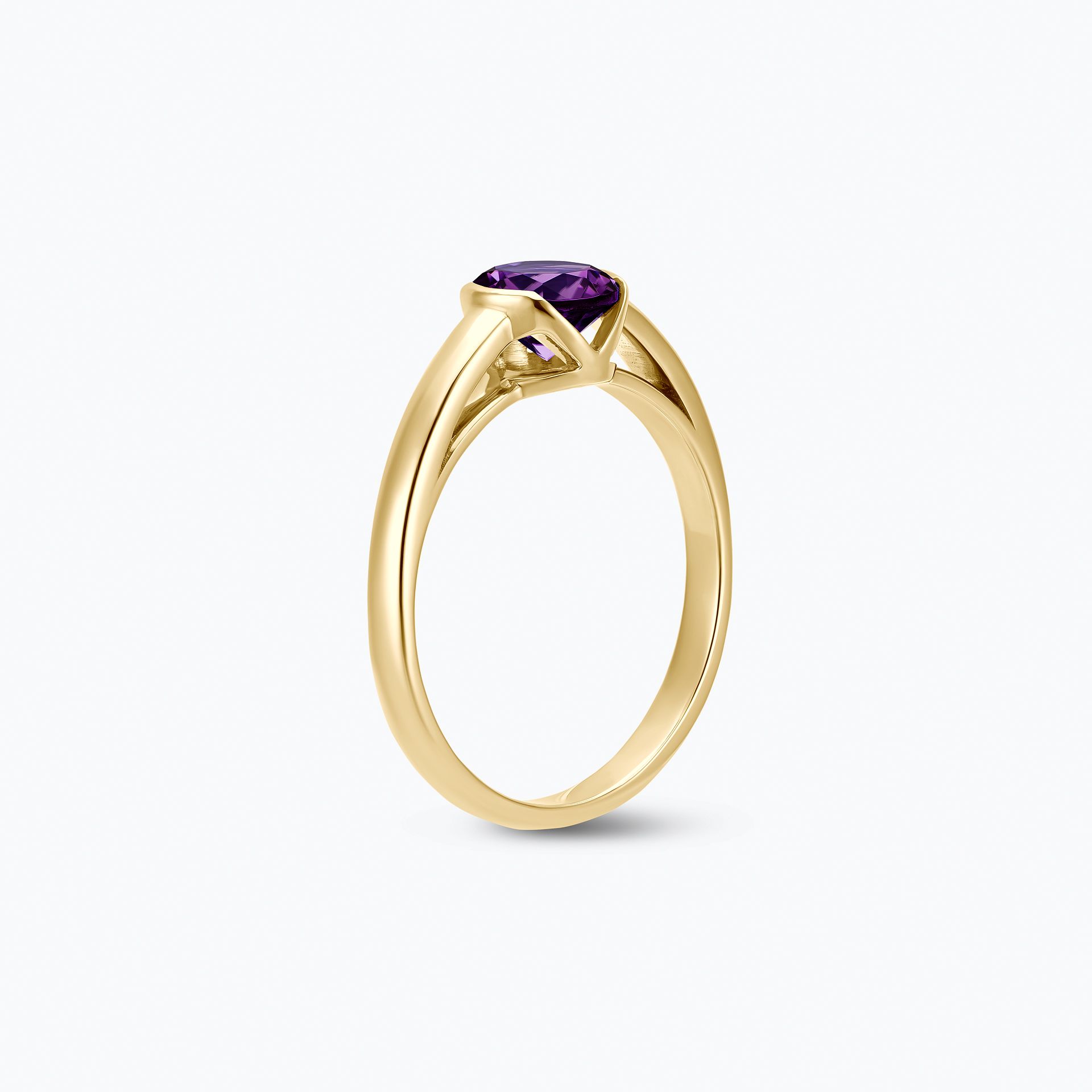 Bague Nymphéa Améthyste 6 mm