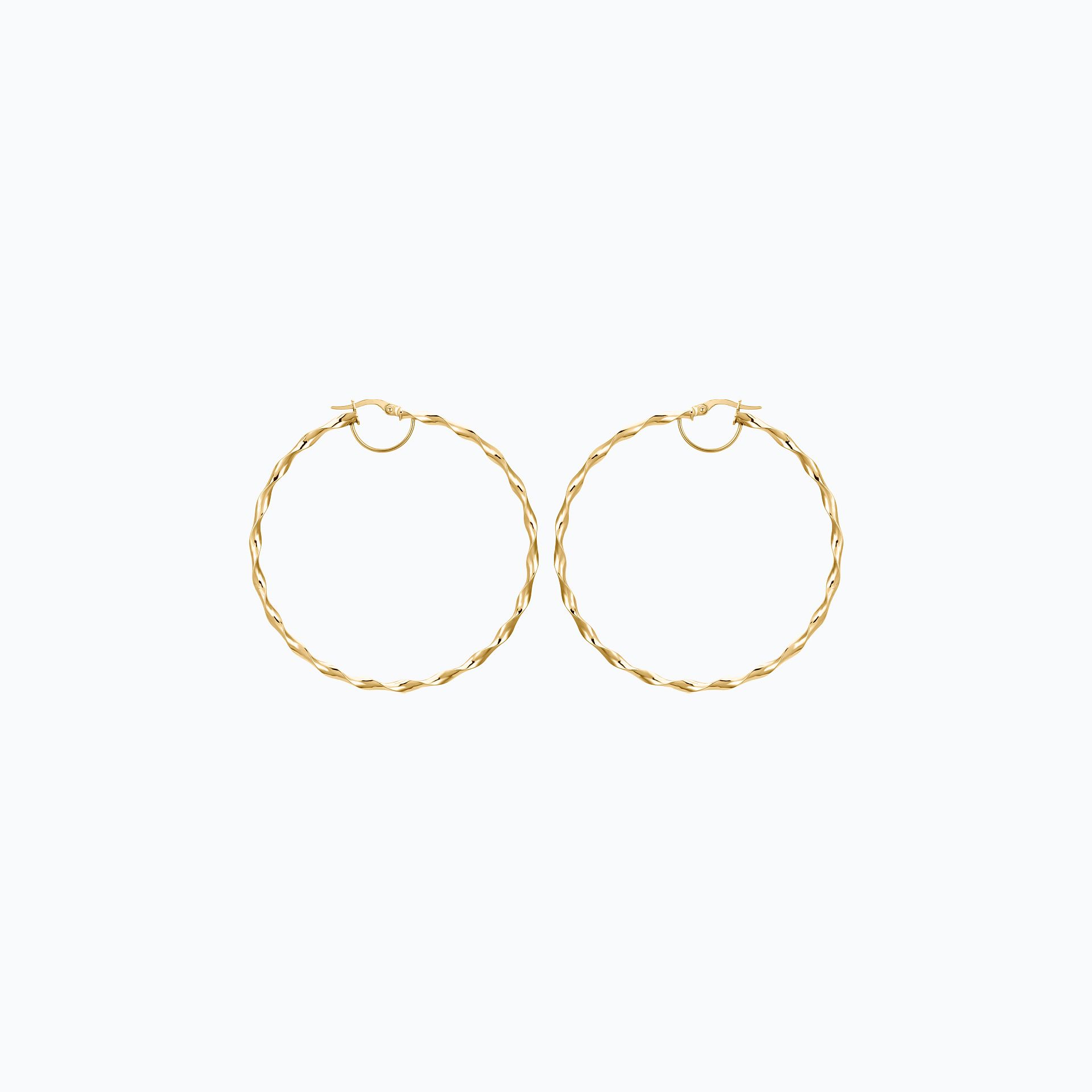 Créoles Torsade 57 mm