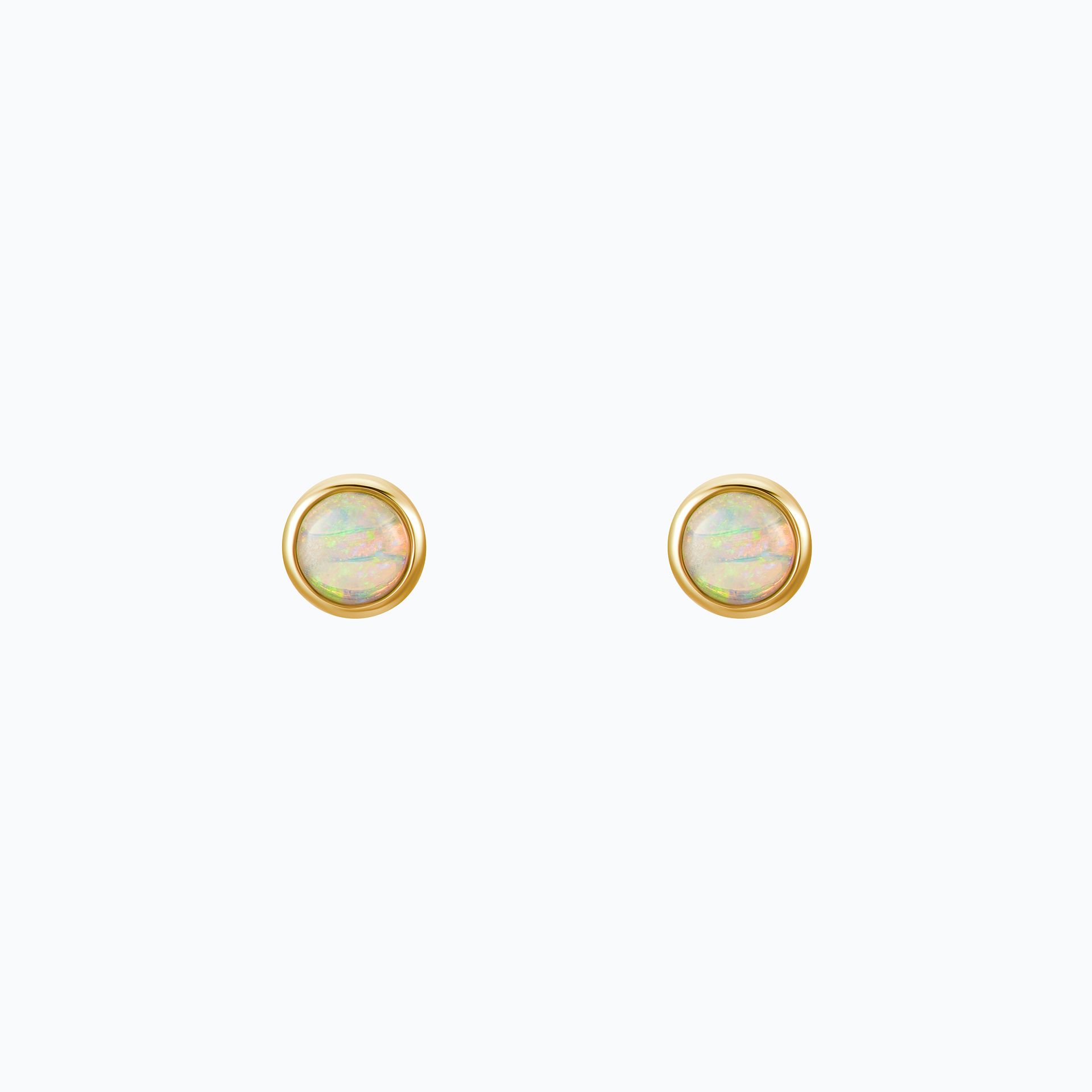 Boucles Sunlight Opale 4 mm