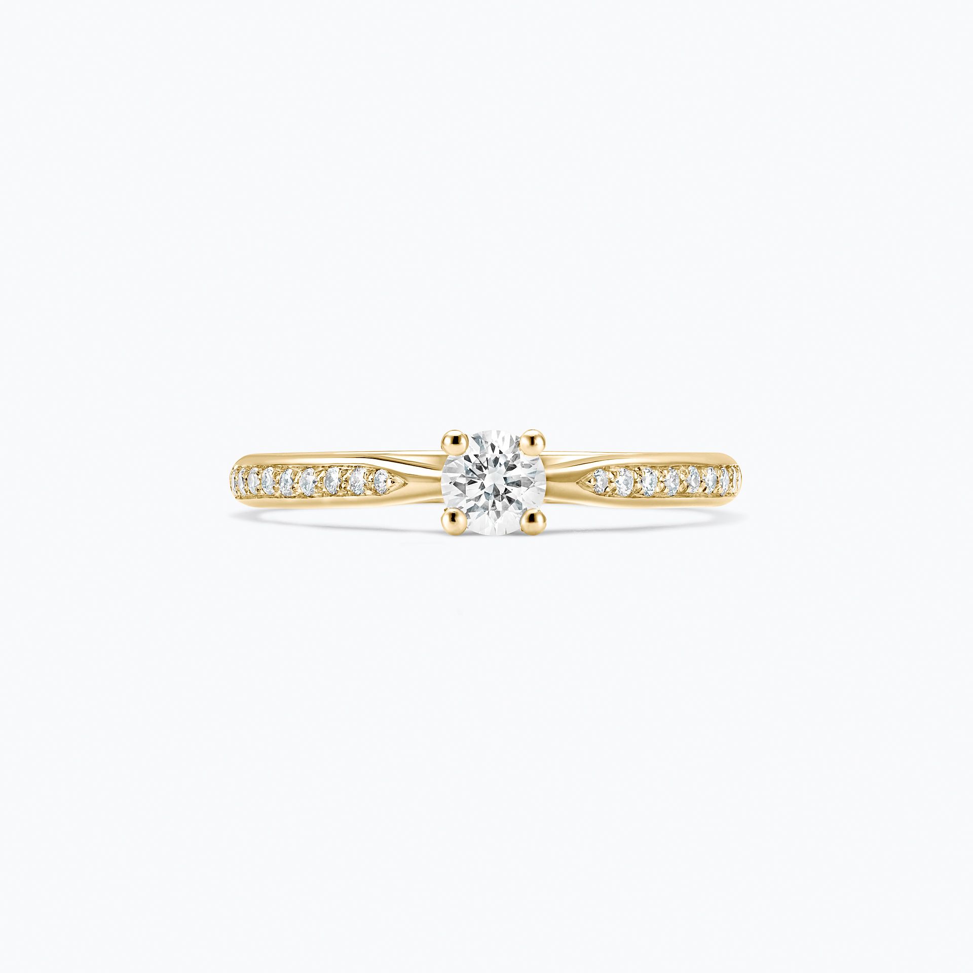 Solitaire Pavé Luna Diamant de Synthèse 0.20 carat