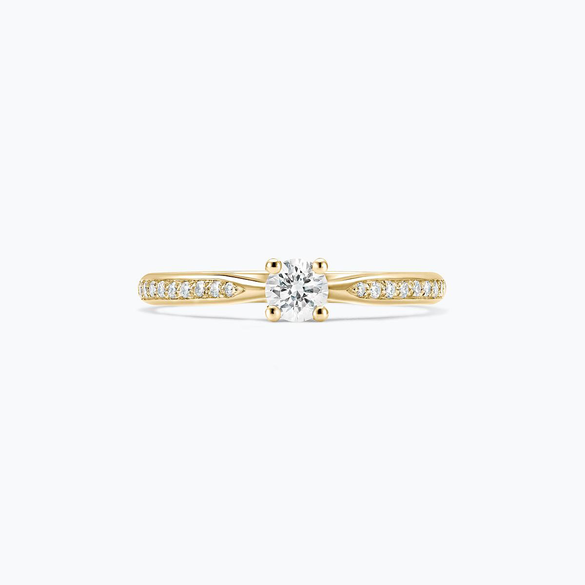 Solitaire Pavé Luna Diamant de Synthèse 0.20 carat