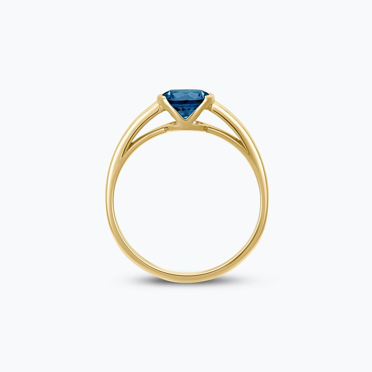 Bague Nymphéa Topaze Blue London 6 mm