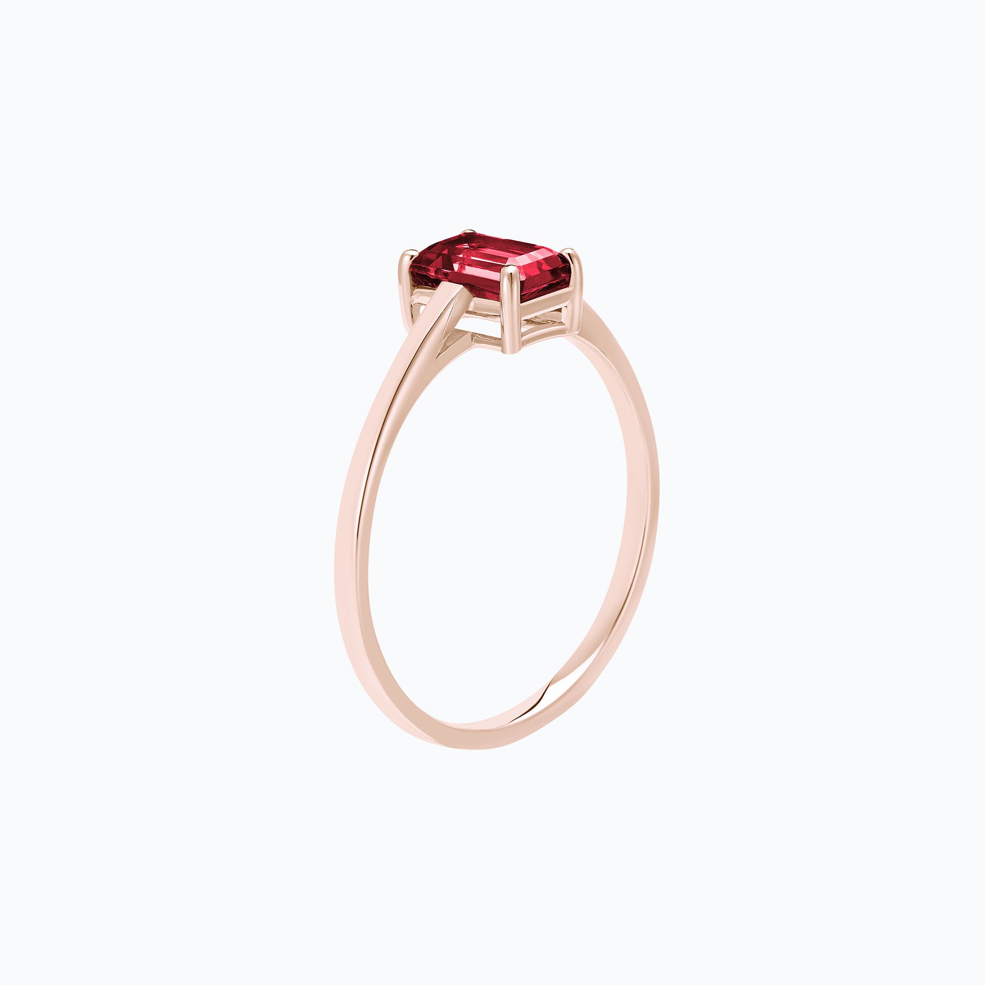 Solitaire Terry Rubis 6 x 4 mm