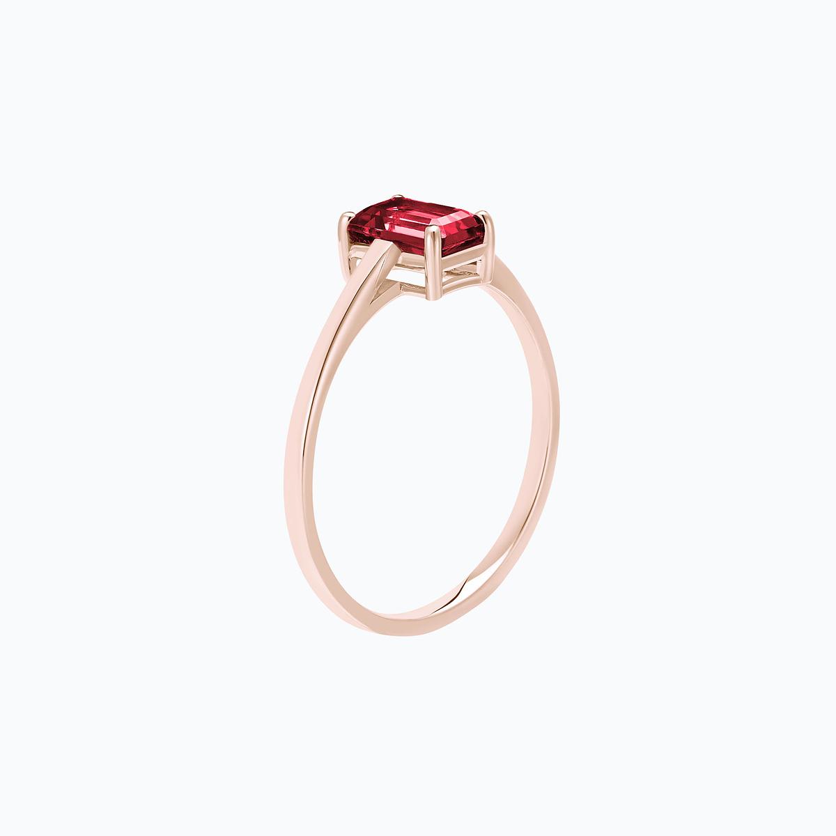 Solitaire Terry Rubis 6 x 4 mm