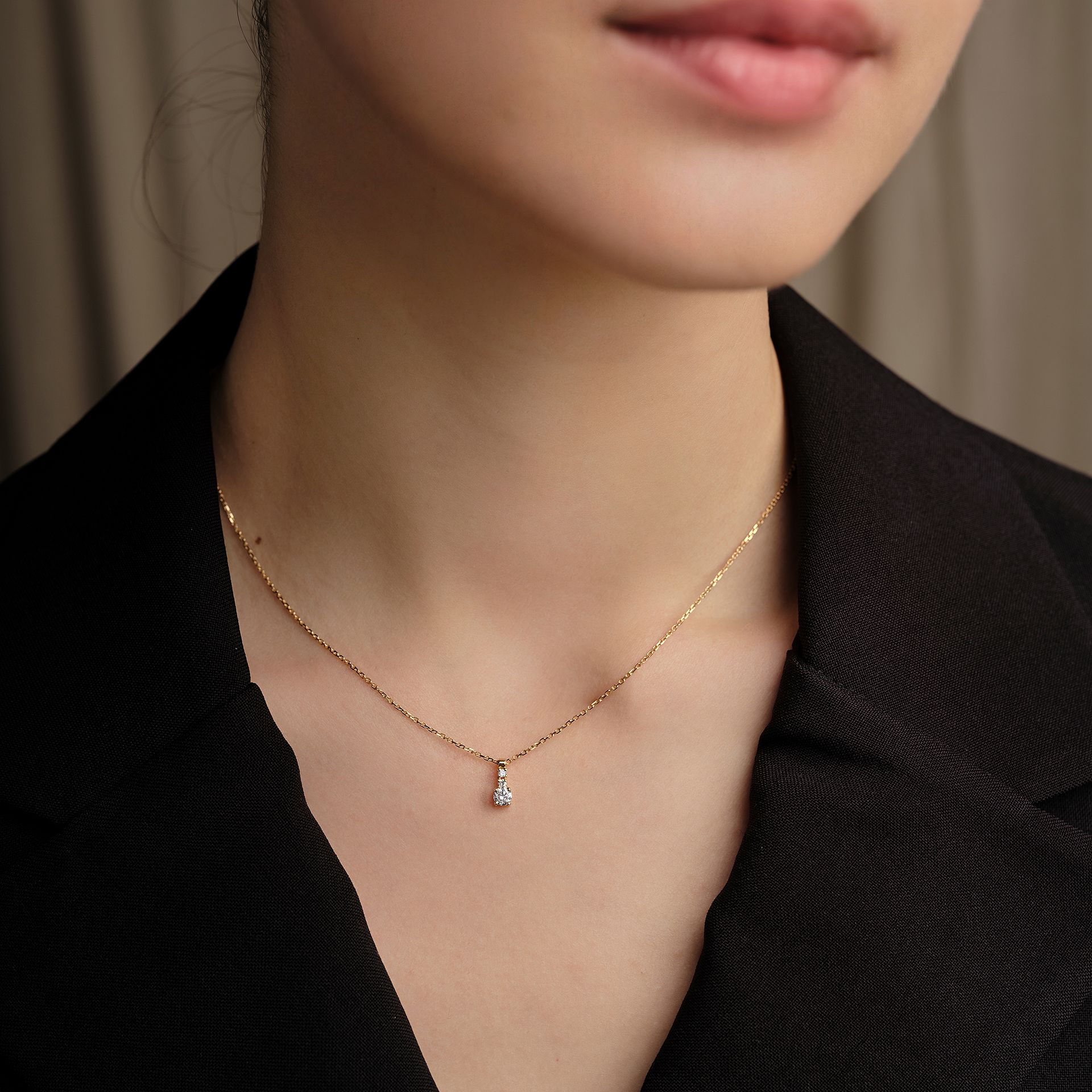 Collier Cosmos Diamant de Synthèse