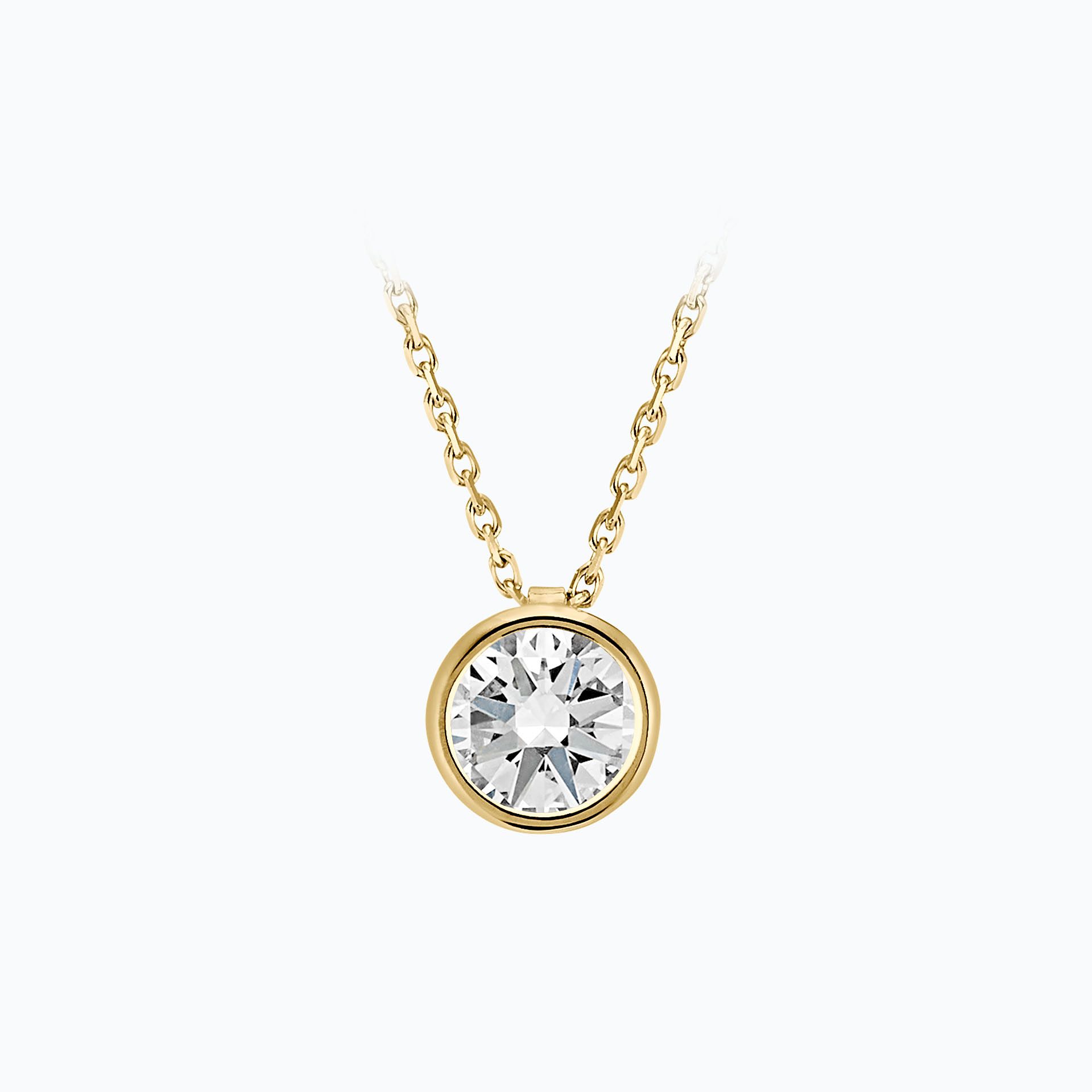 Collier Nymphéa Diamant de Synthèse