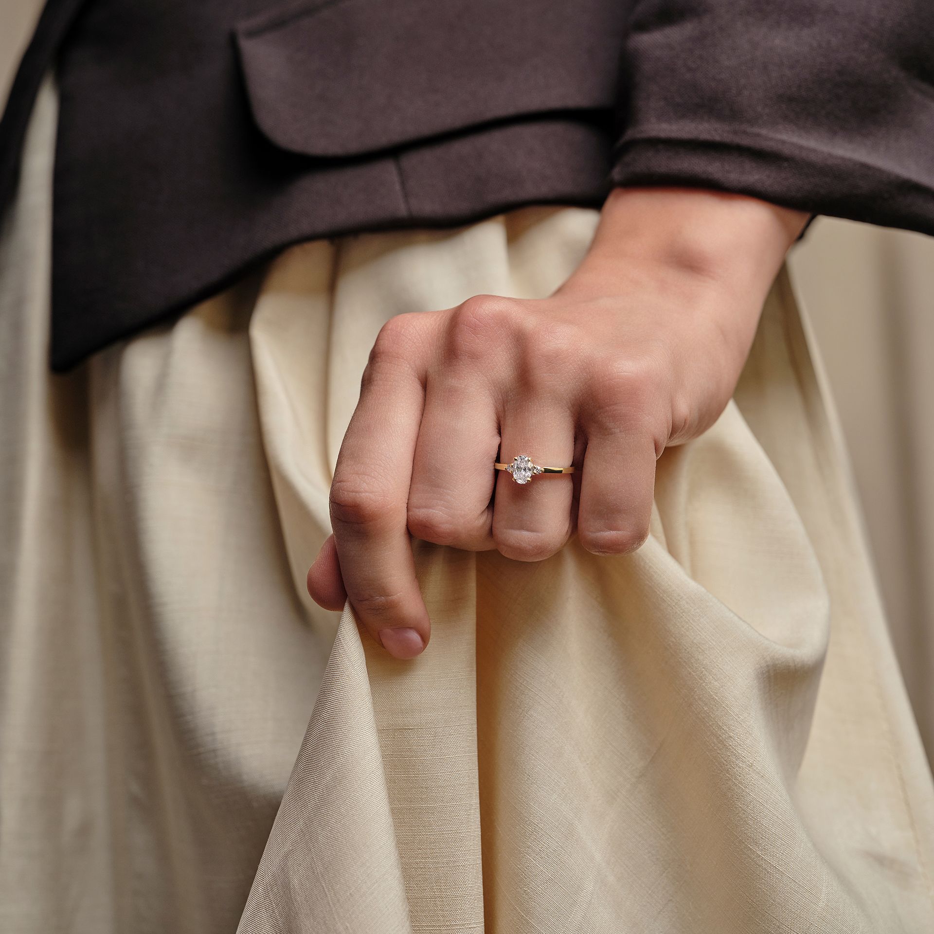 Solitaire Elisabeth Prestige Diamant de Synthèse