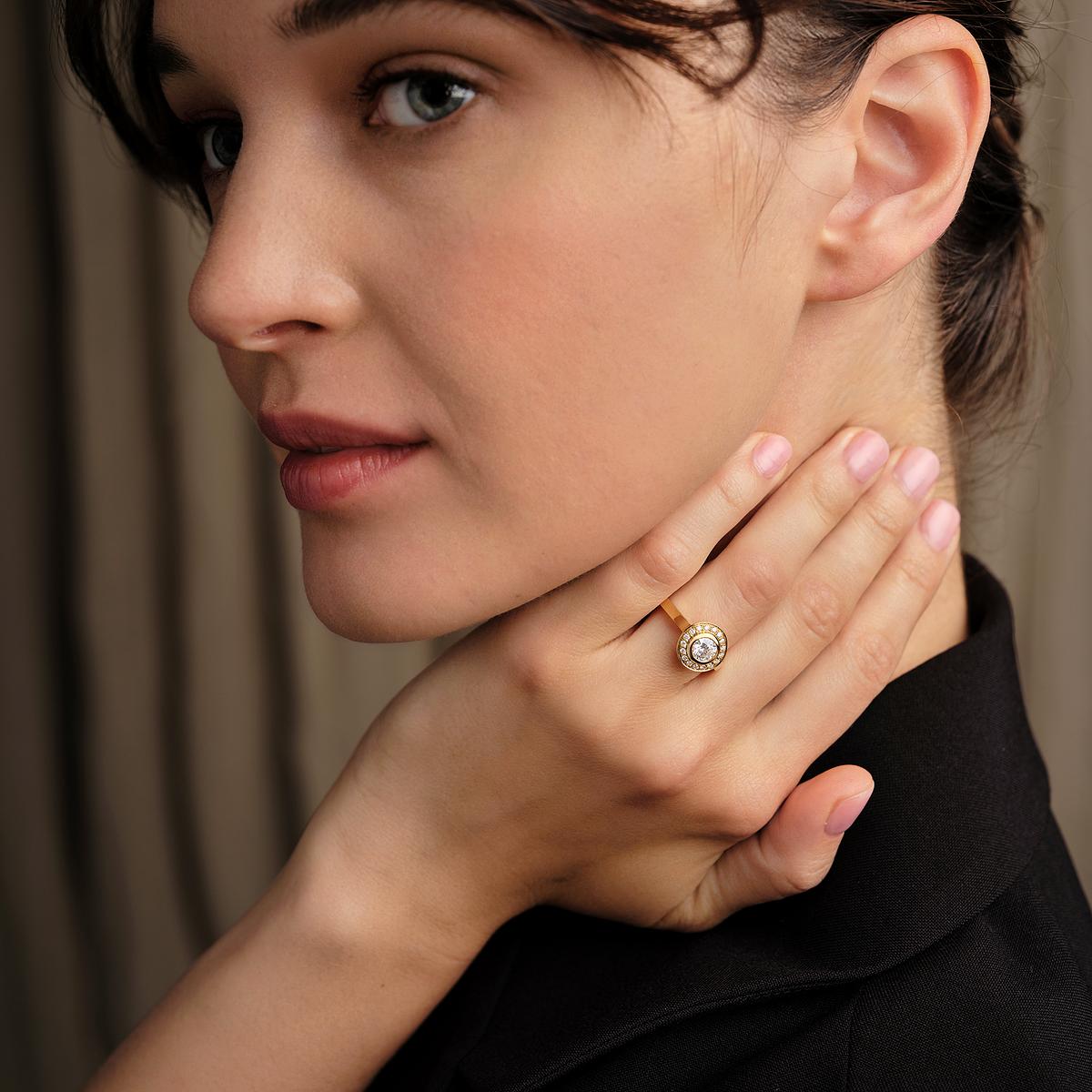 Solitaire Paris Éclat Diamant de Synthèse