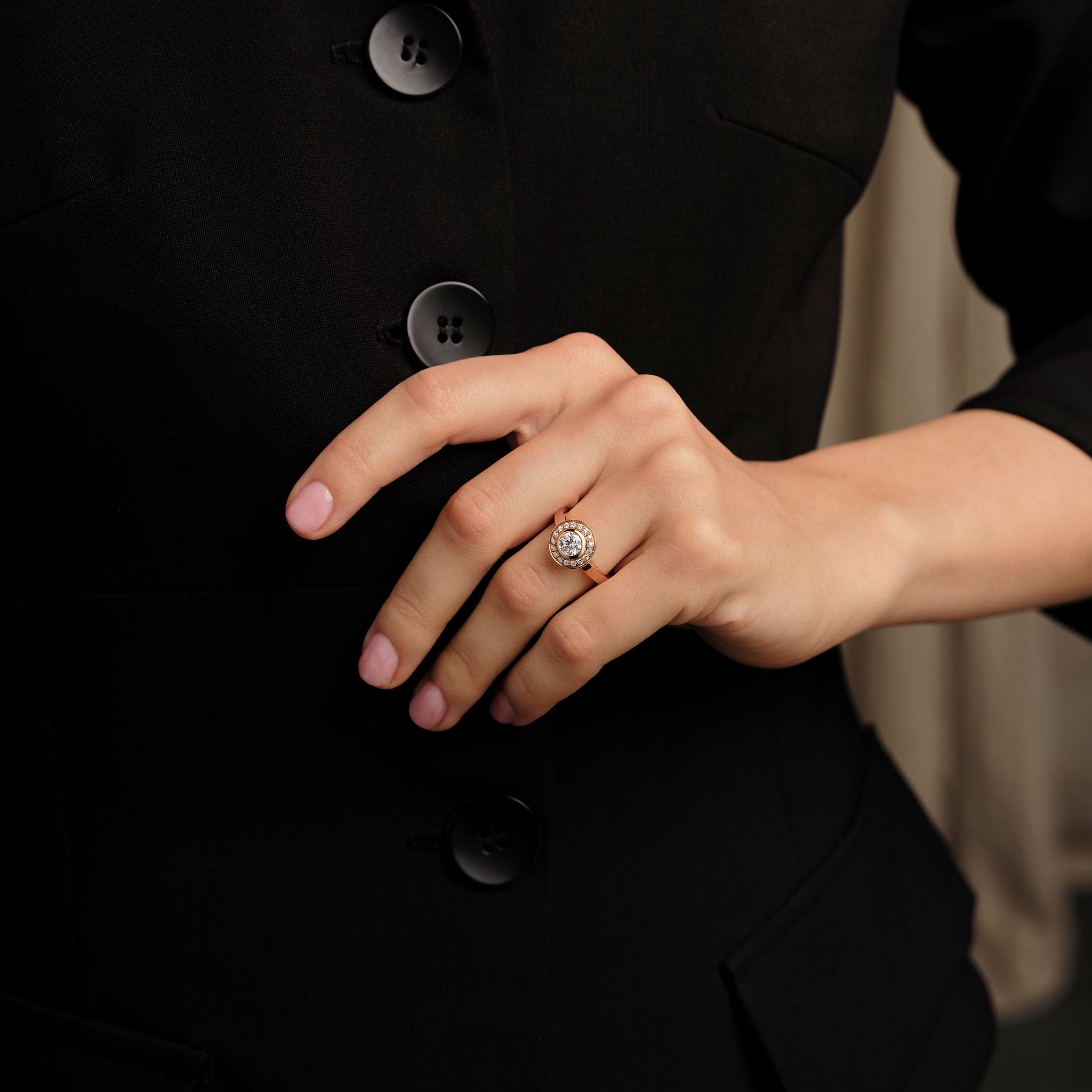 Solitaire Paris Éclat Diamant de Synthèse