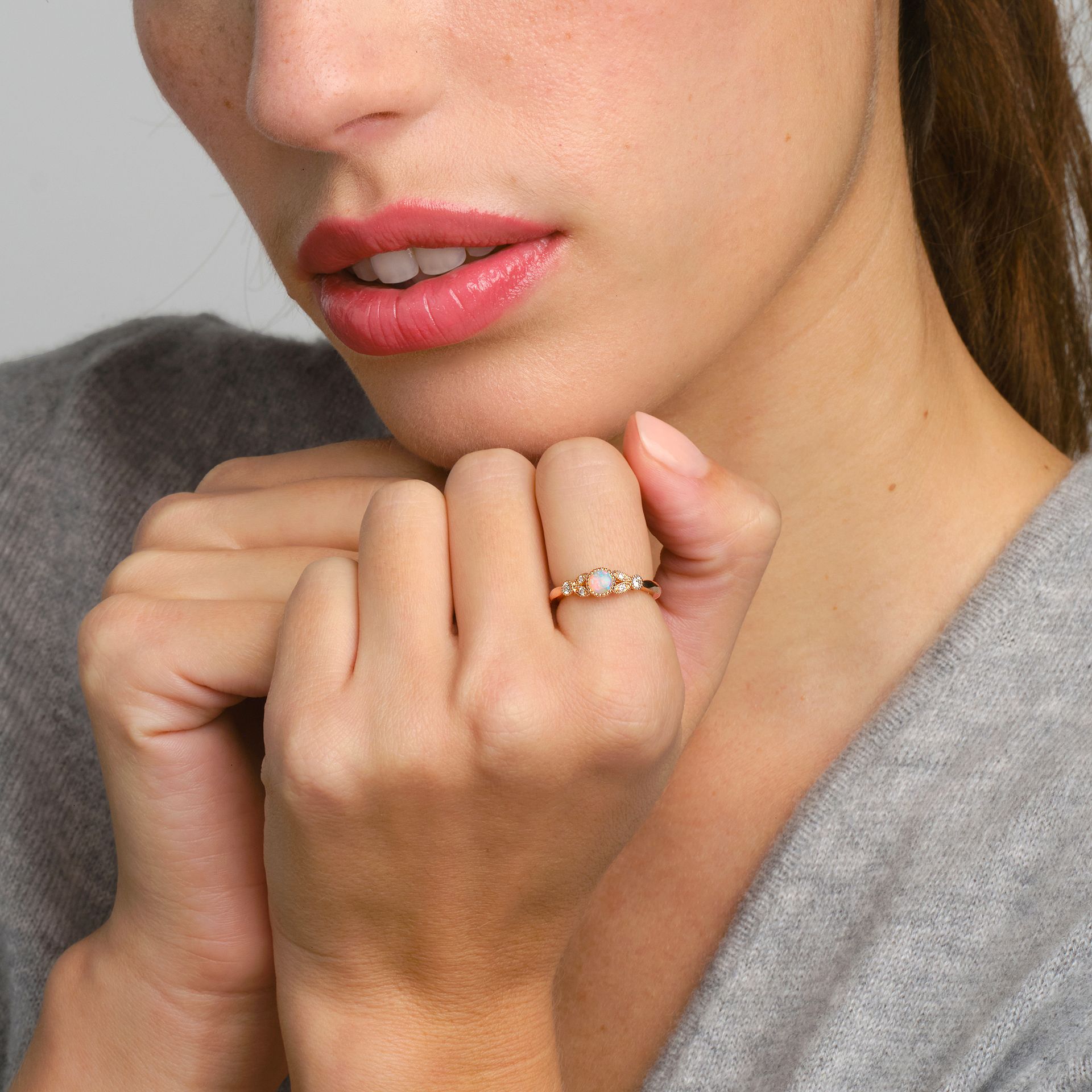 Solitaire Salomé Millegrain Opale