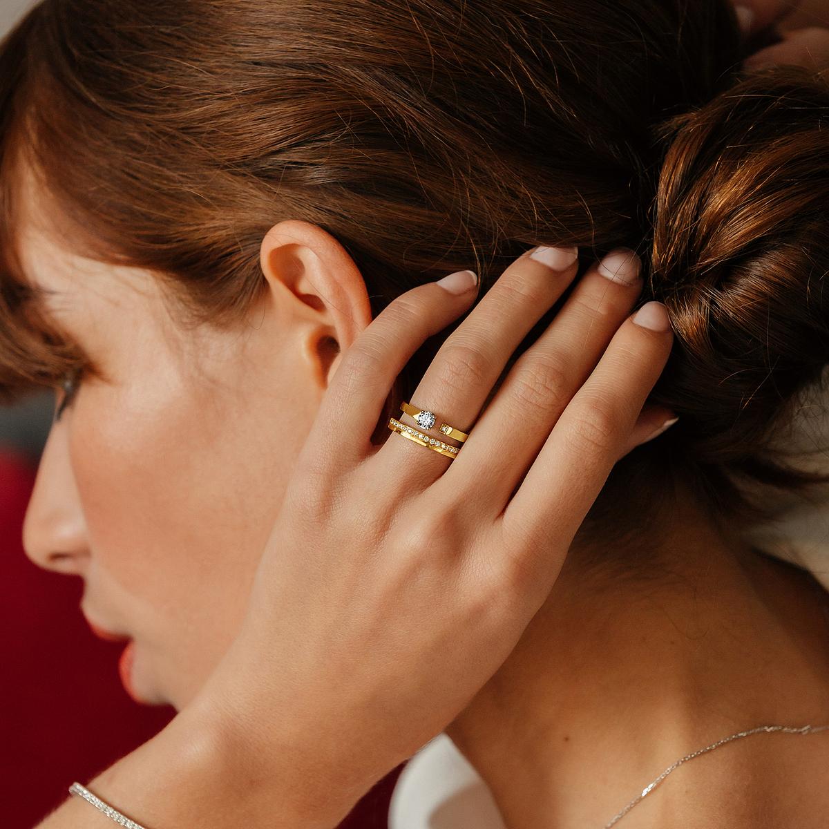 Solitaire Syracuse Diamant de Synthèse