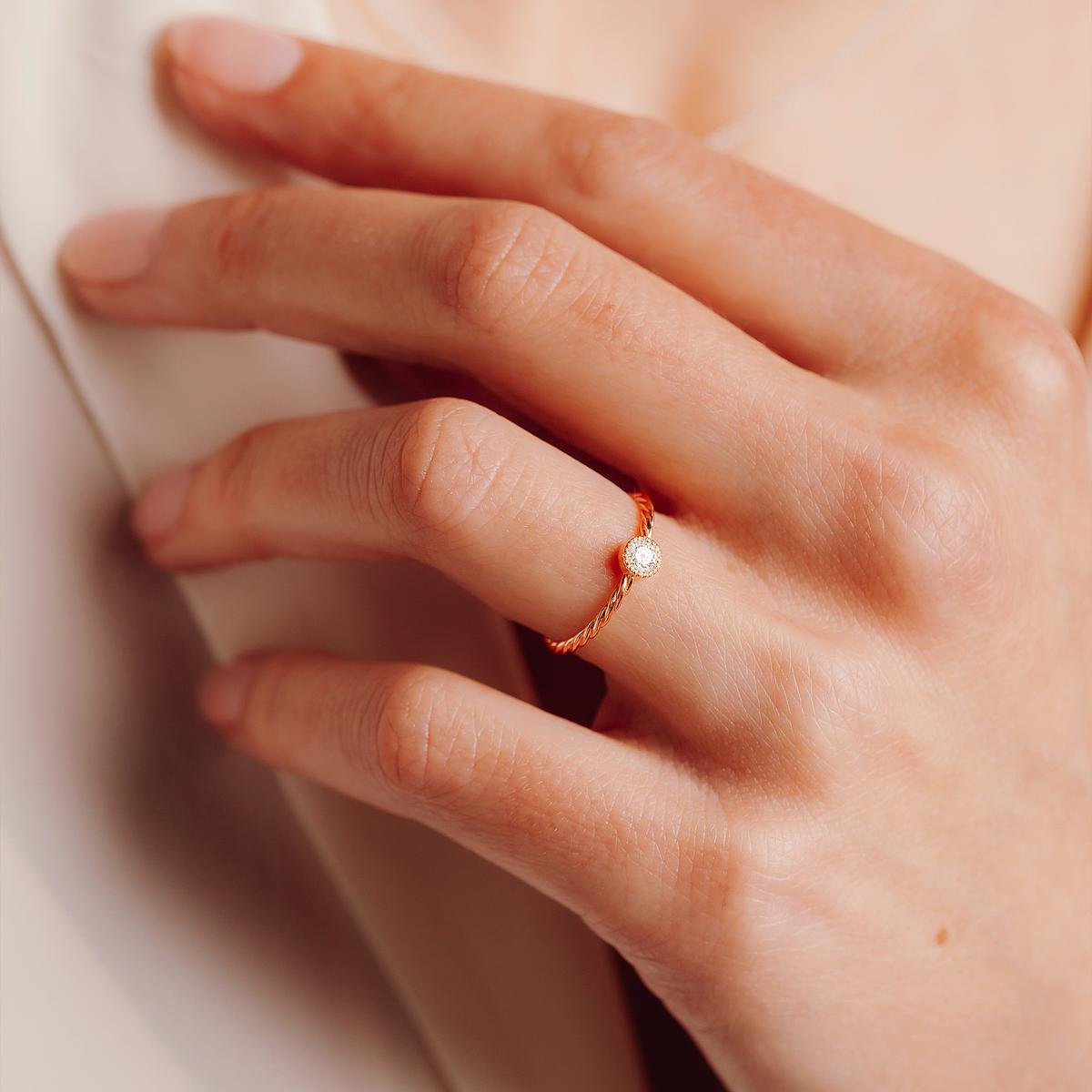 Solitaire Faustine Diamant de Synthèse