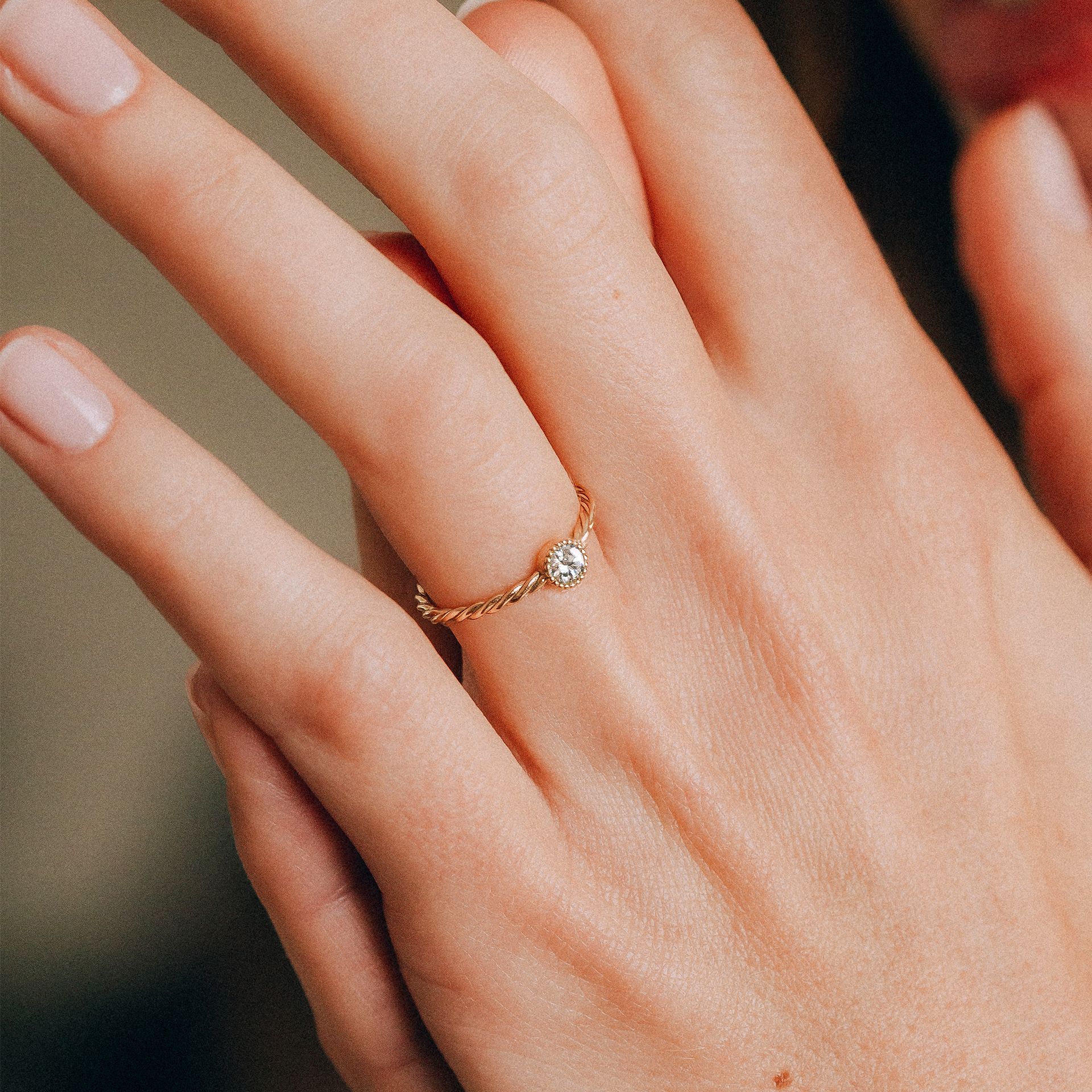 Solitaire Faustine Diamant de Synthèse