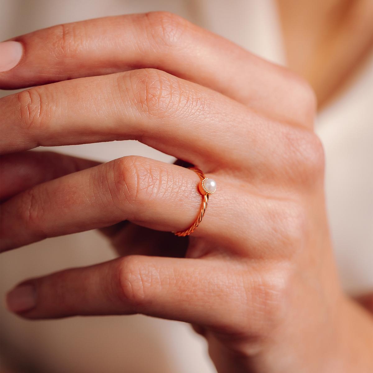 Solitaire Faustine Perle